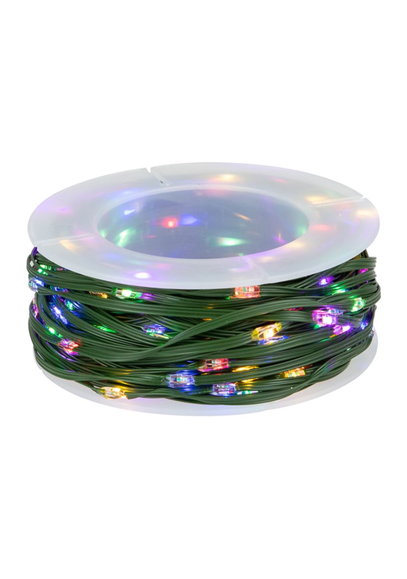 200ct LED Multi-Function Color Changing Christmas Fairy Lights  64.5ft Green Wire