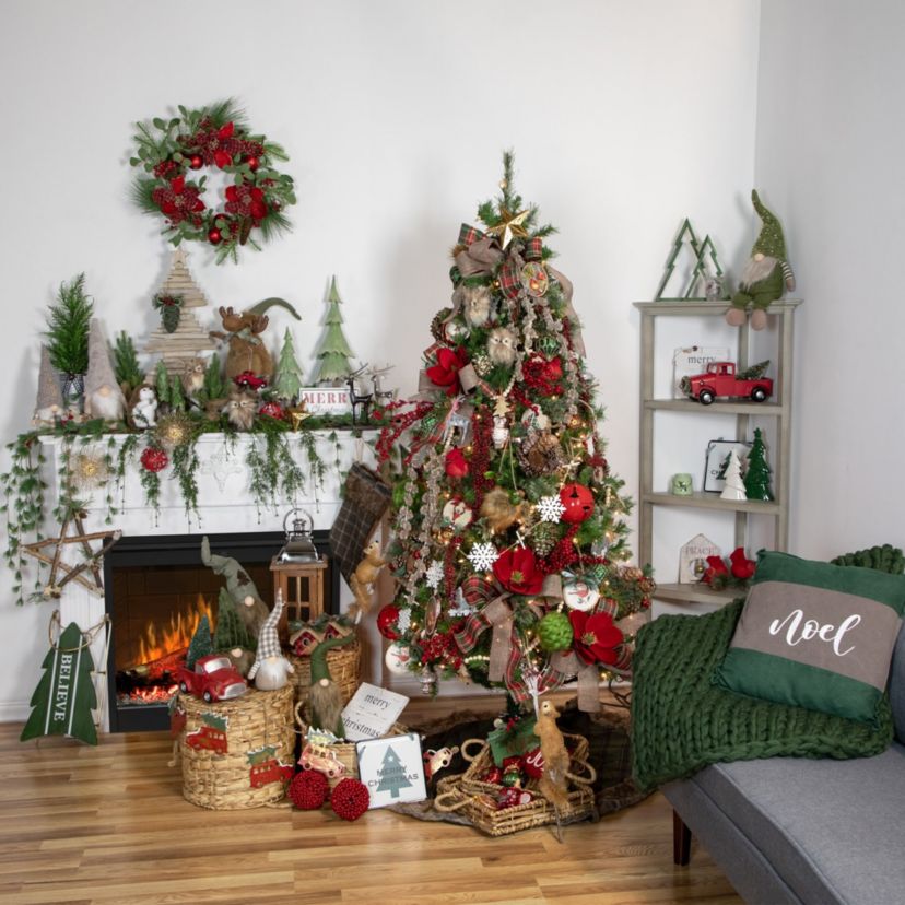 4ft White Snowflakes on Jute Rope Hanging Christmas Garland