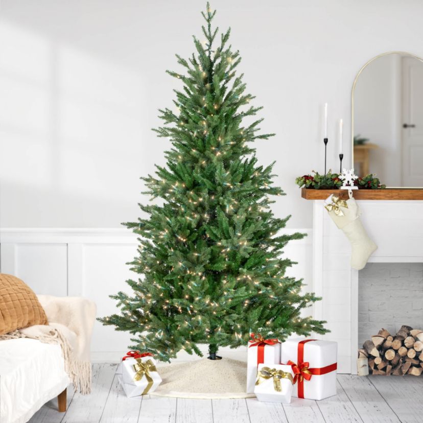 Real Touch™ Pre-Lit Medium Grande Spruce Artificial Christmas Tree - 7 - Clear Lights