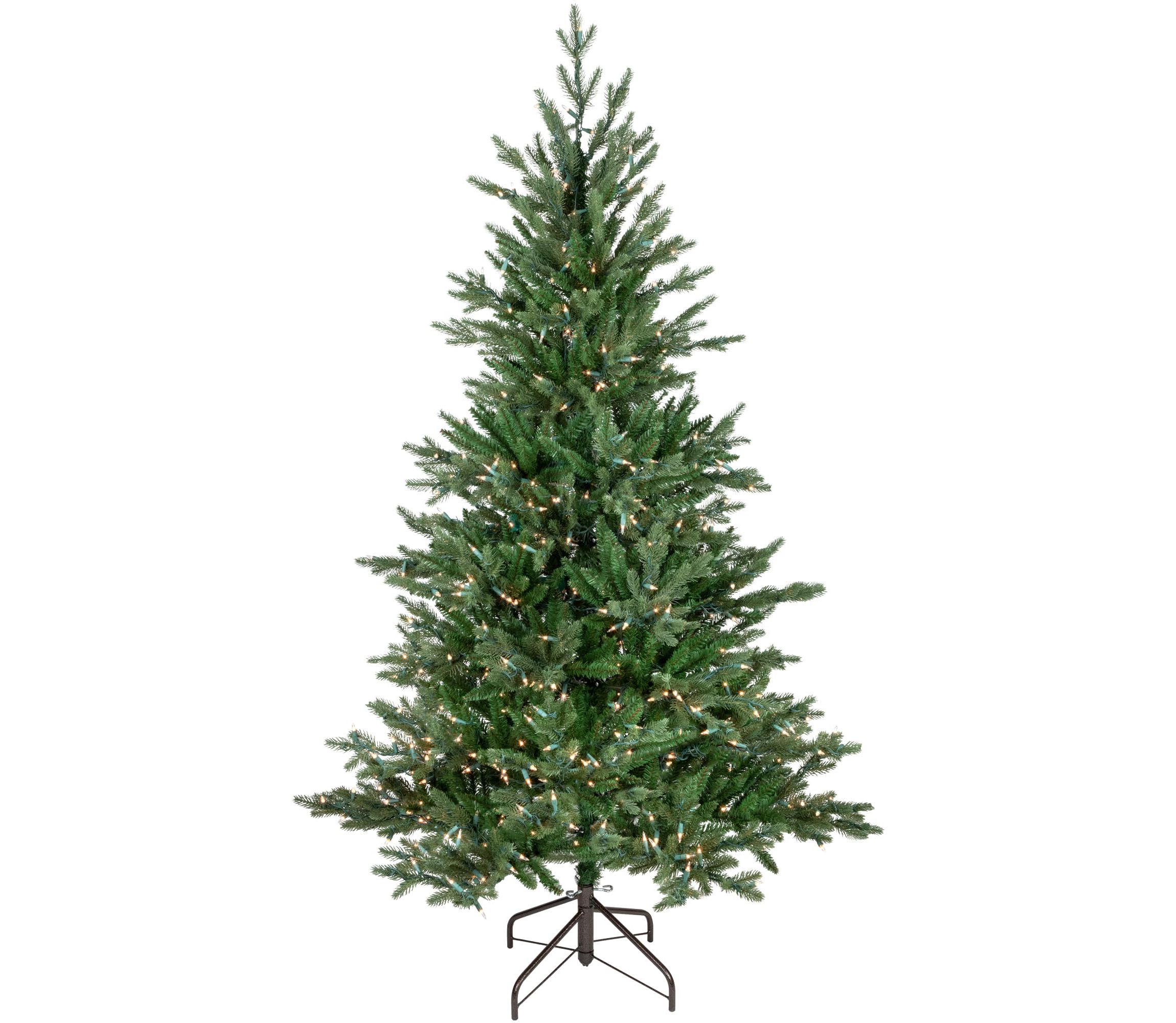 Real Touch™ Pre-Lit Medium Grande Spruce Artificial Christmas Tree - 7 - Clear Lights
