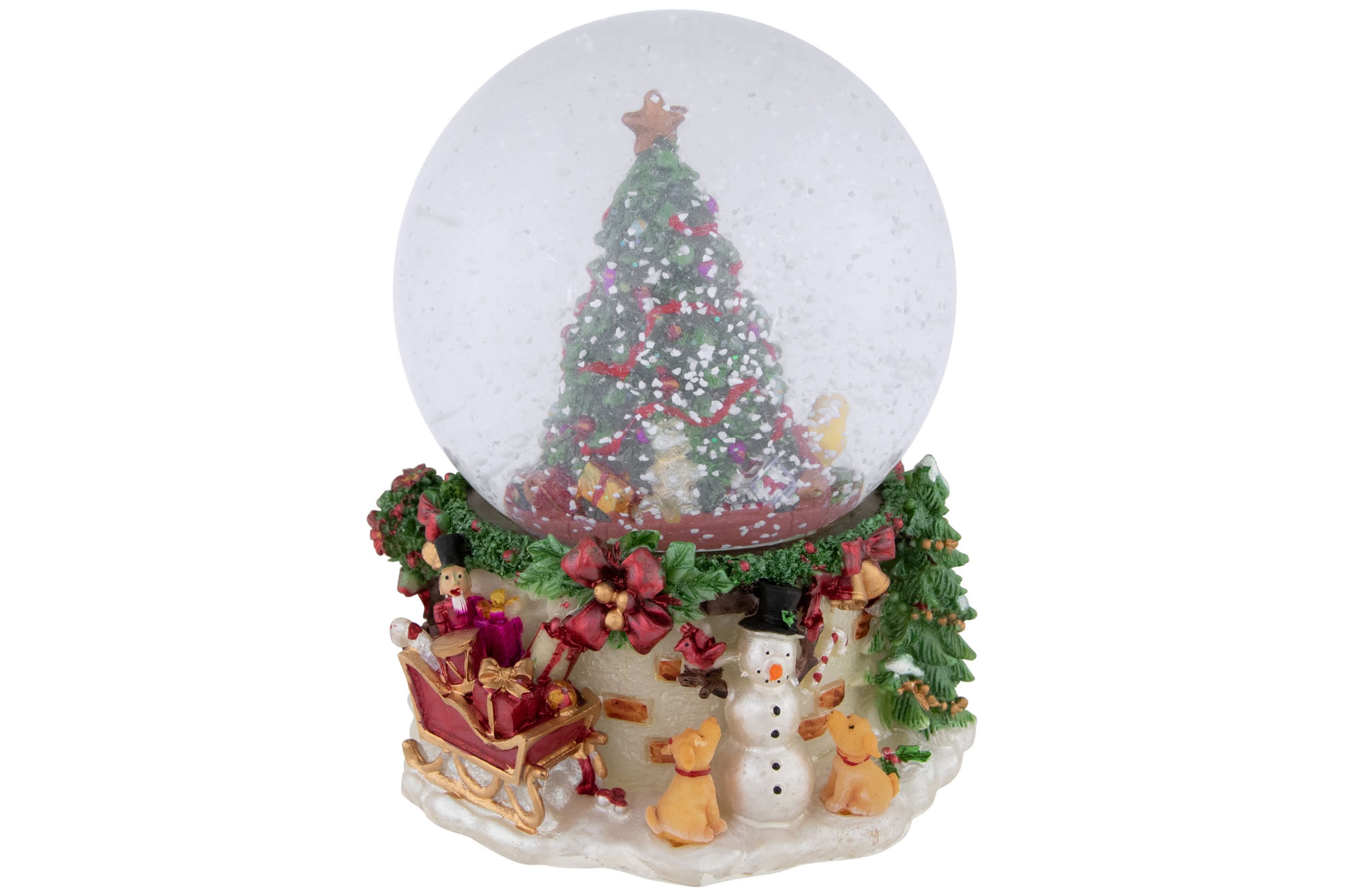 Gifts Under the Christmas Tree Musical Snow Globe - 6.5"