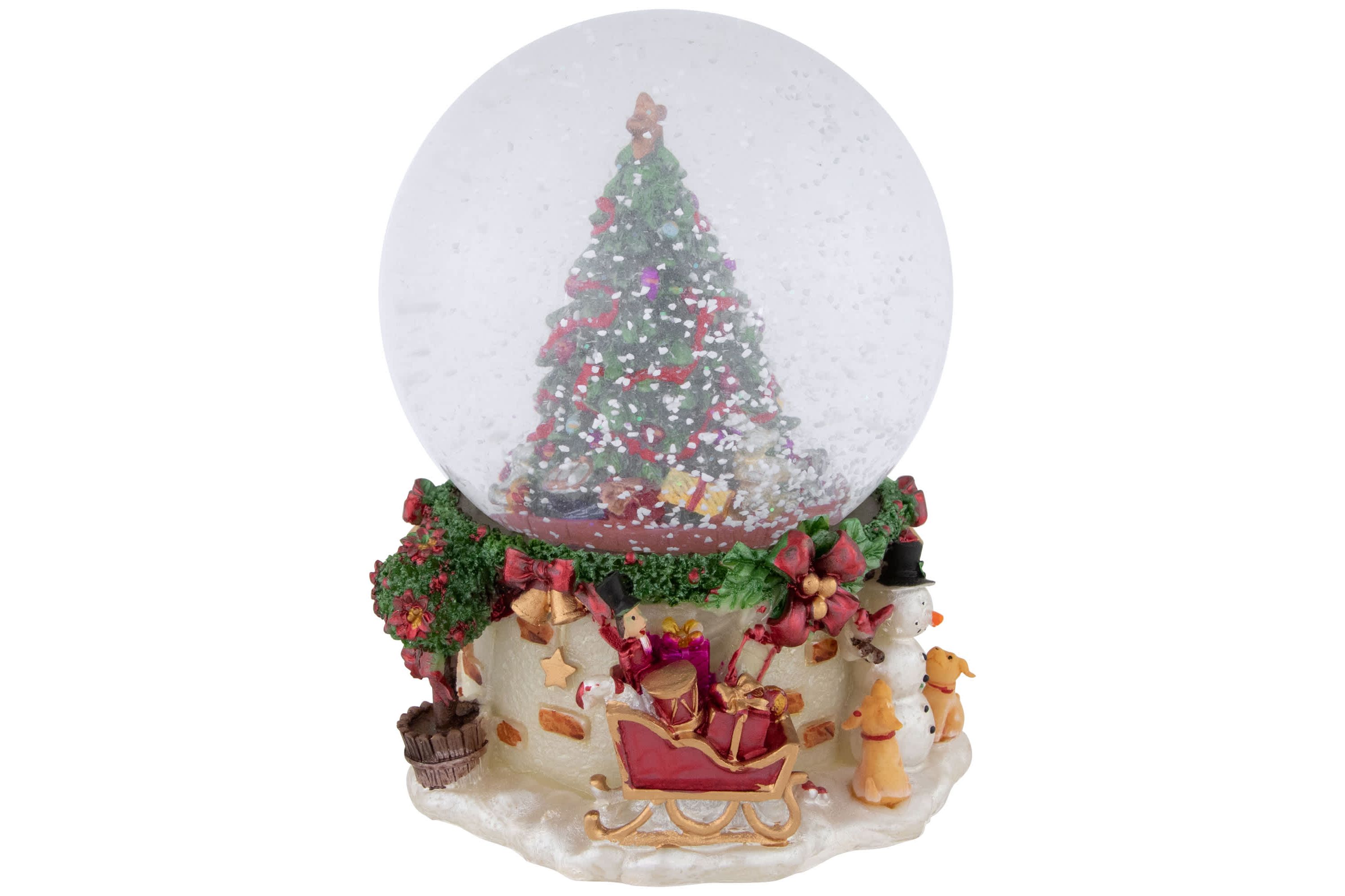 Gifts Under the Christmas Tree Musical Snow Globe - 6.5"