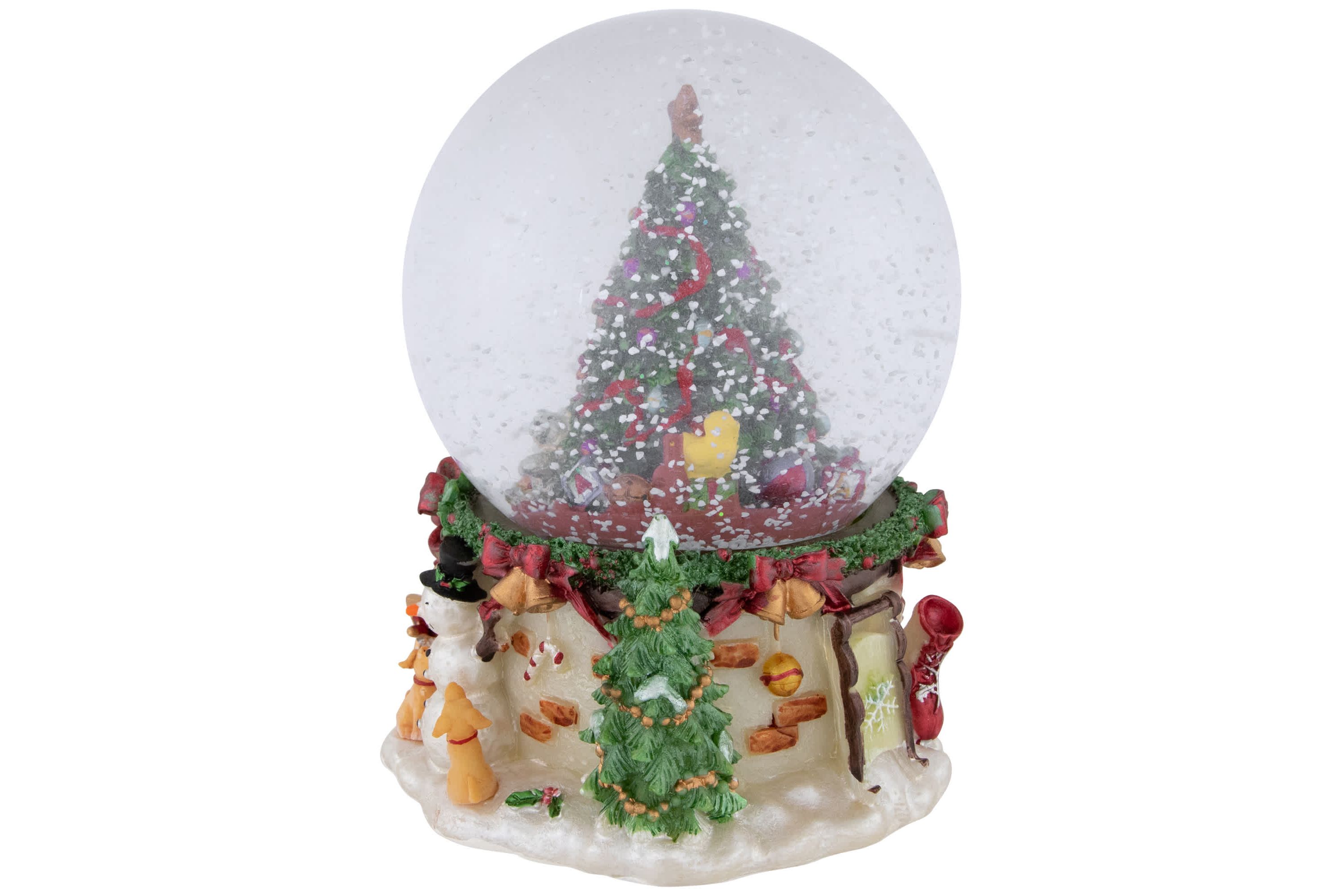 Gifts Under the Christmas Tree Musical Snow Globe - 6.5"