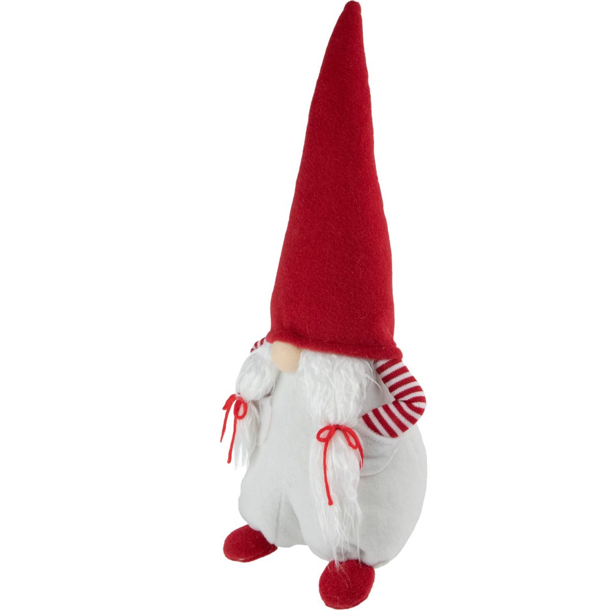 20.5inch Red and White "Hands in Pocket" Girl Christmas Gnome Decoration