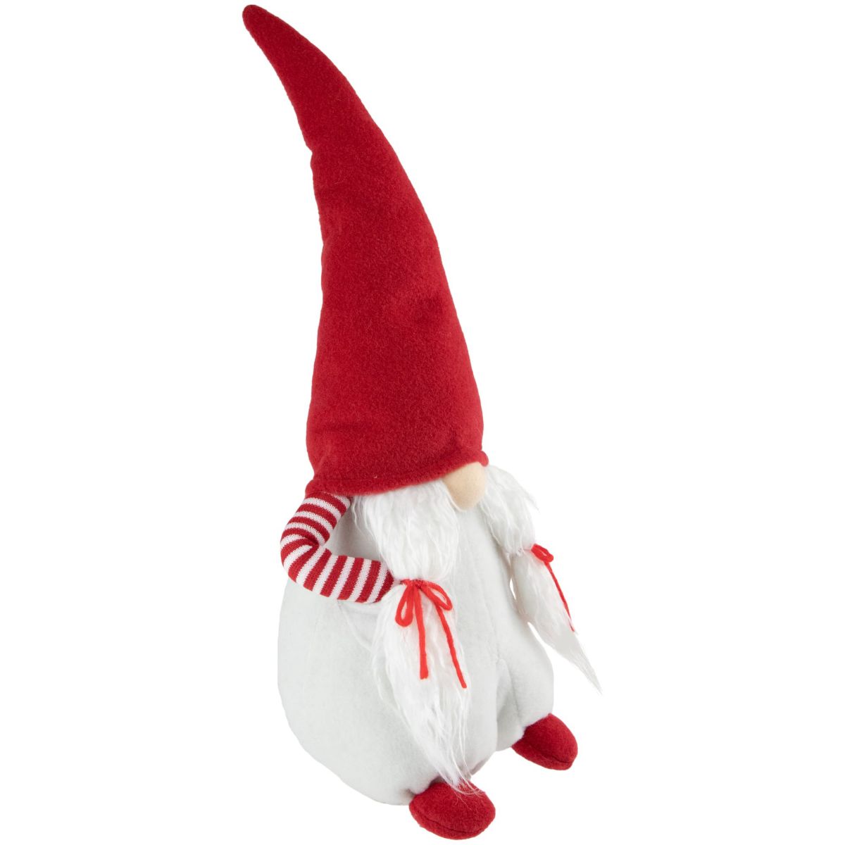 20.5inch Red and White "Hands in Pocket" Girl Christmas Gnome Decoration