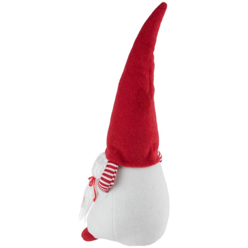 20.5inch Red and White "Hands in Pocket" Girl Christmas Gnome Decoration