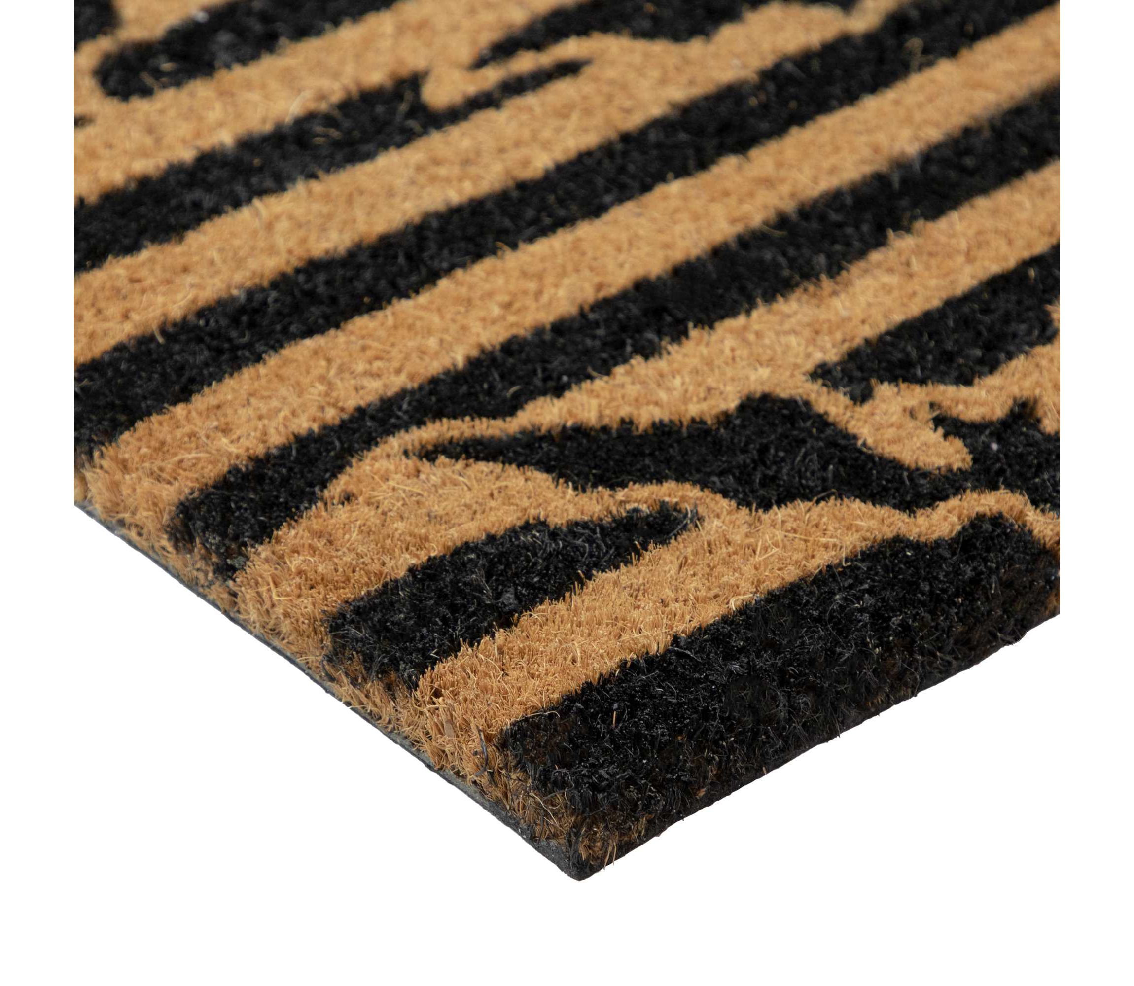 Natural Coir Flying Bats Halloween Doormat 18" x 30"