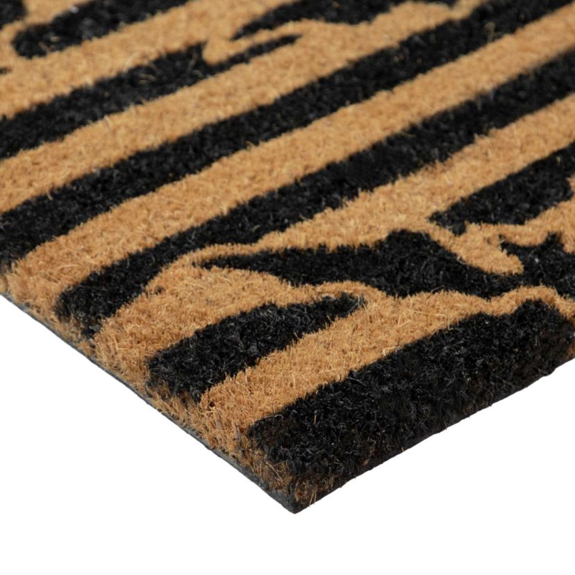 Natural Coir Flying Bats Halloween Doormat 18" x 30"