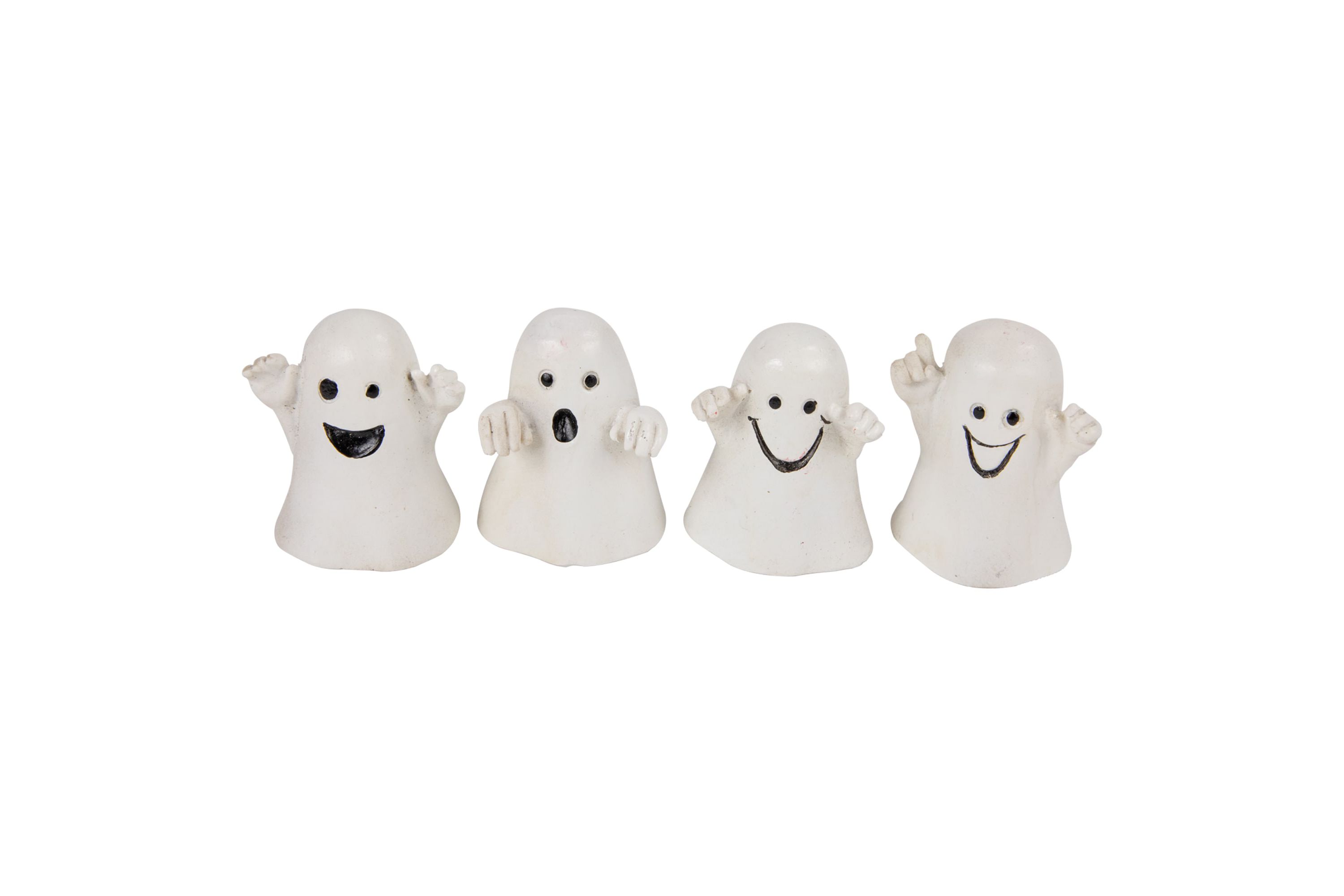 Set of 12 Mini Ghost Decorations 1.5inch