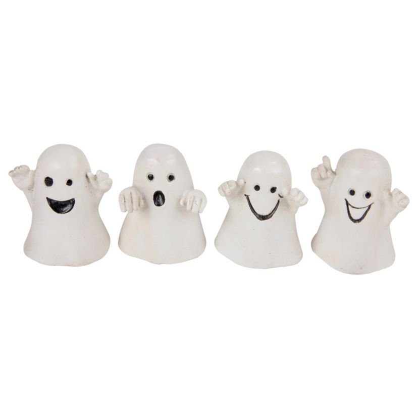 Set of 12 Mini Ghost Decorations 1.5inch