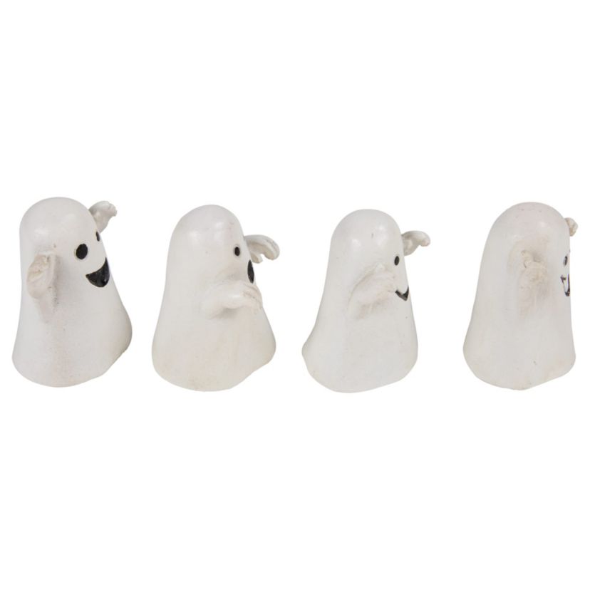 Set of 12 Mini Ghost Decorations 1.5inch