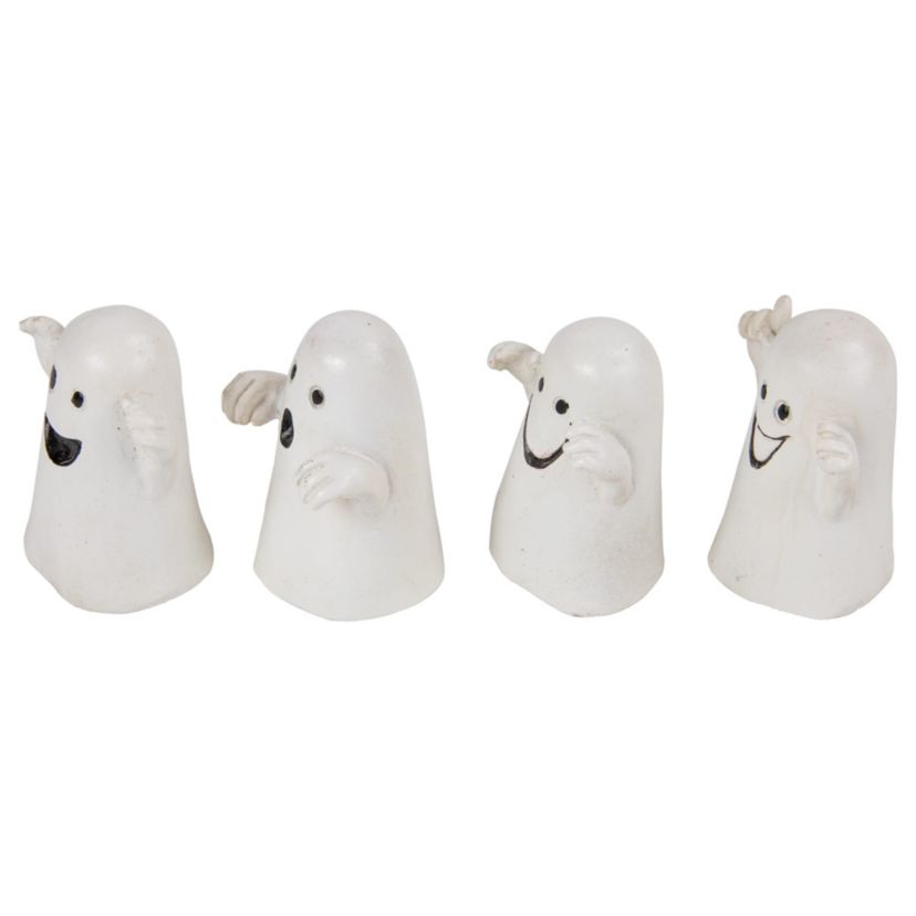 Set of 12 Mini Ghost Decorations 1.5inch