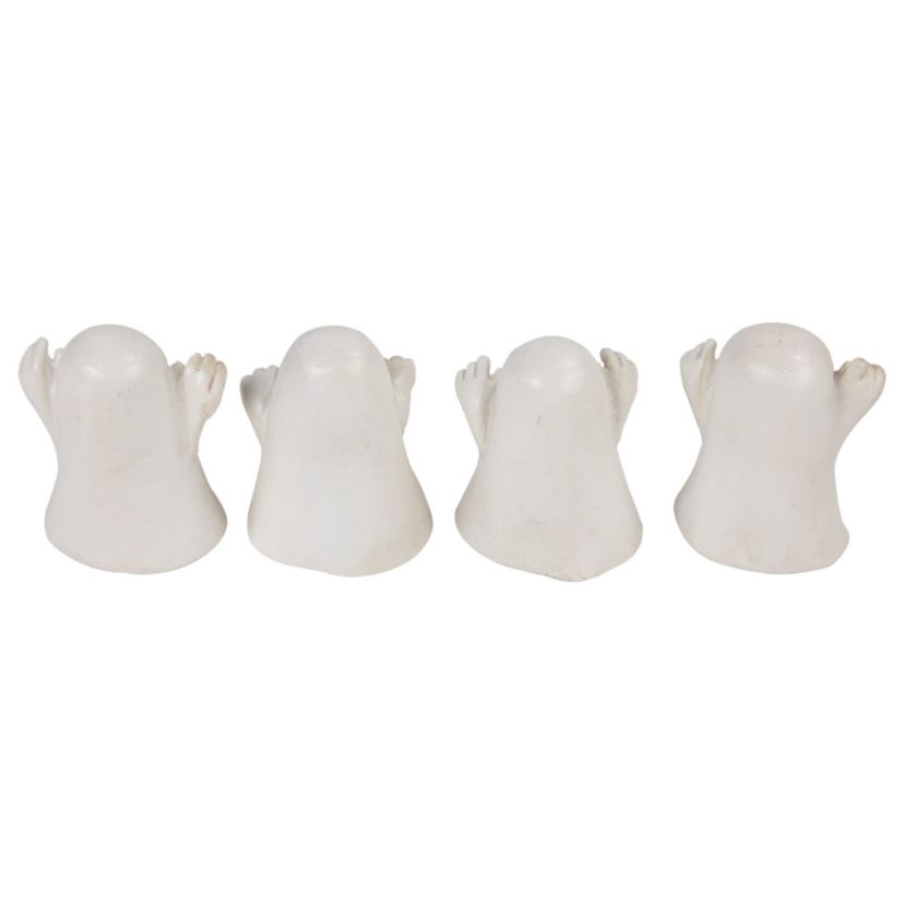 Set of 12 Mini Ghost Decorations 1.5inch