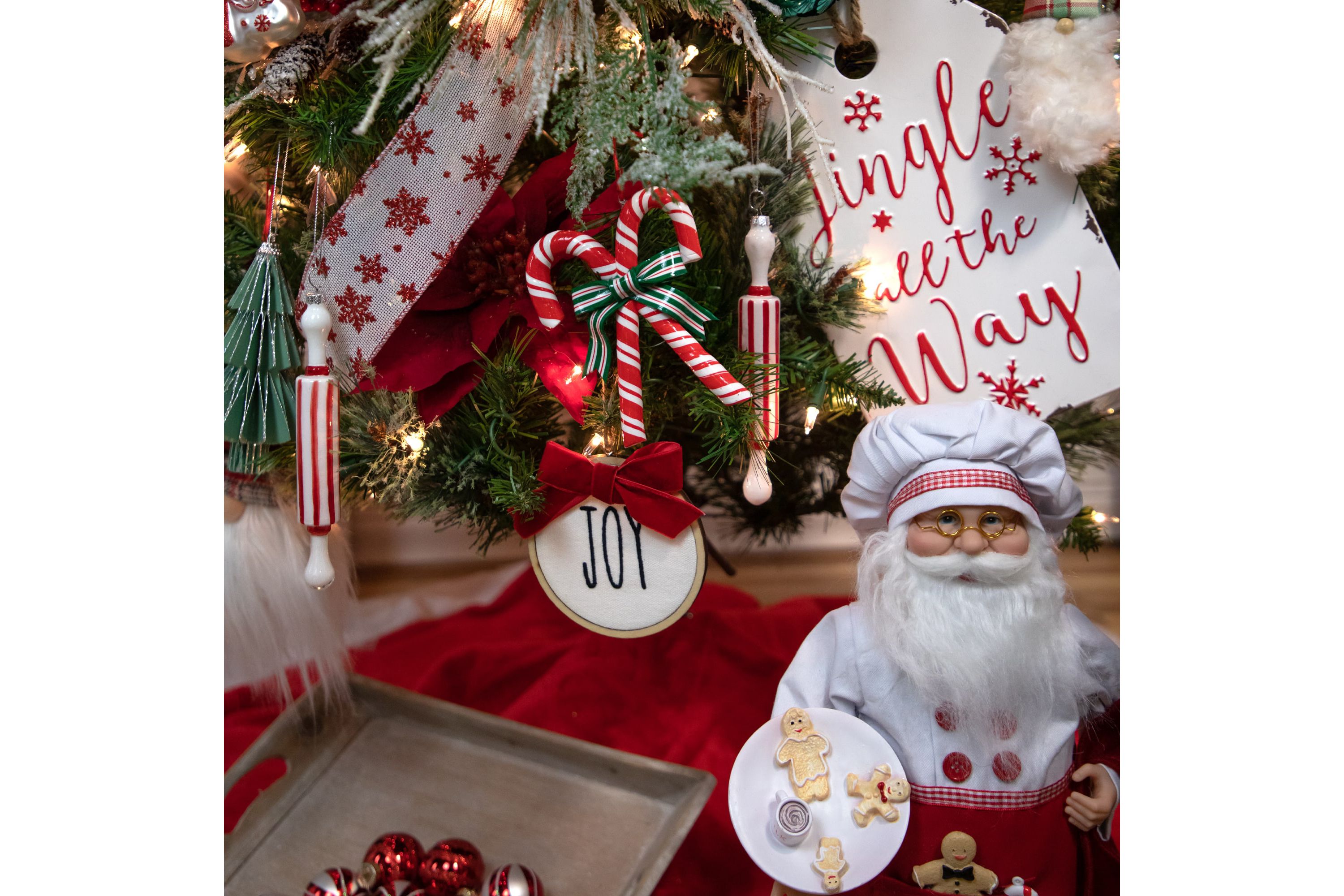 5.25inch Red and White Candy Cane Christmas Ornament