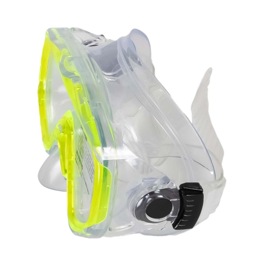 Neon Yellow Sea Searcher Thermotech Mask and Snorkel Set for Youth and Adults