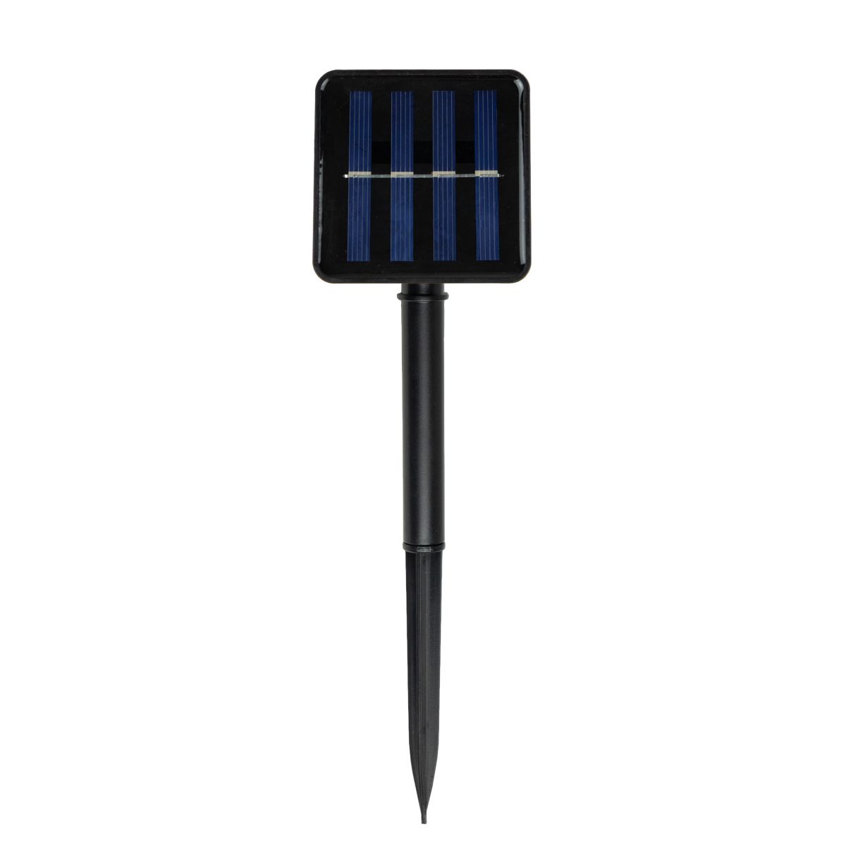 100 Count Warm White LED Solar Power Mini Christmas Light Set with Green Wire