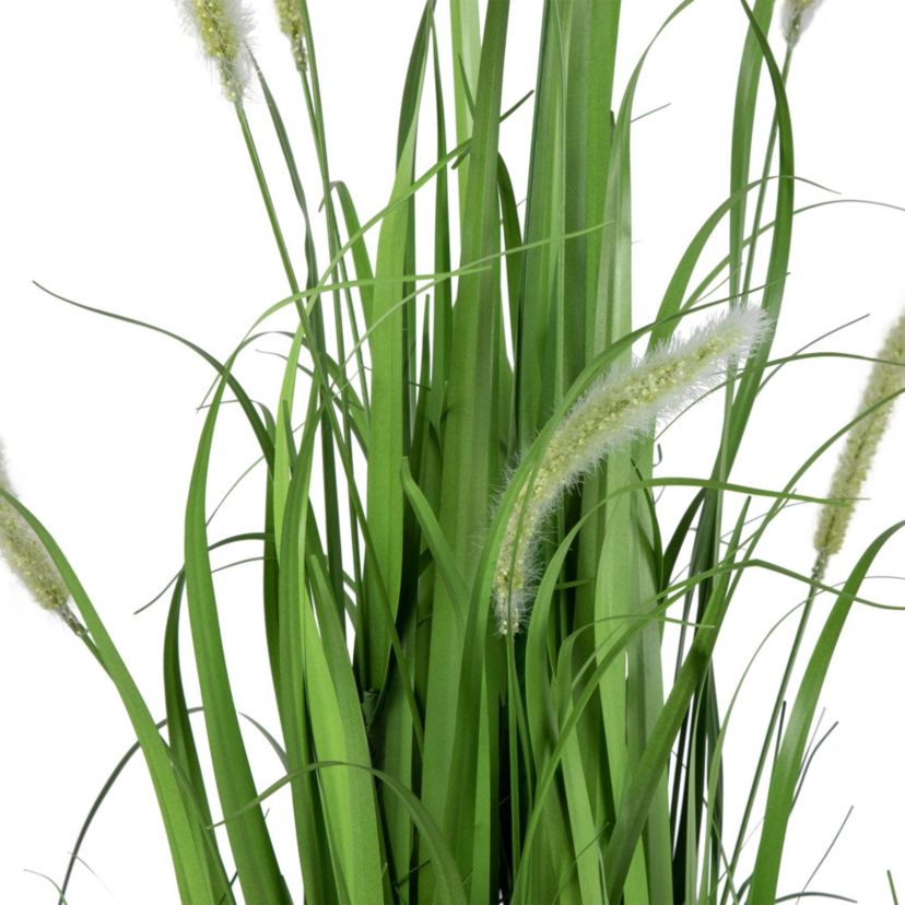 36" Potted Green Artificial Onion Grass Plant