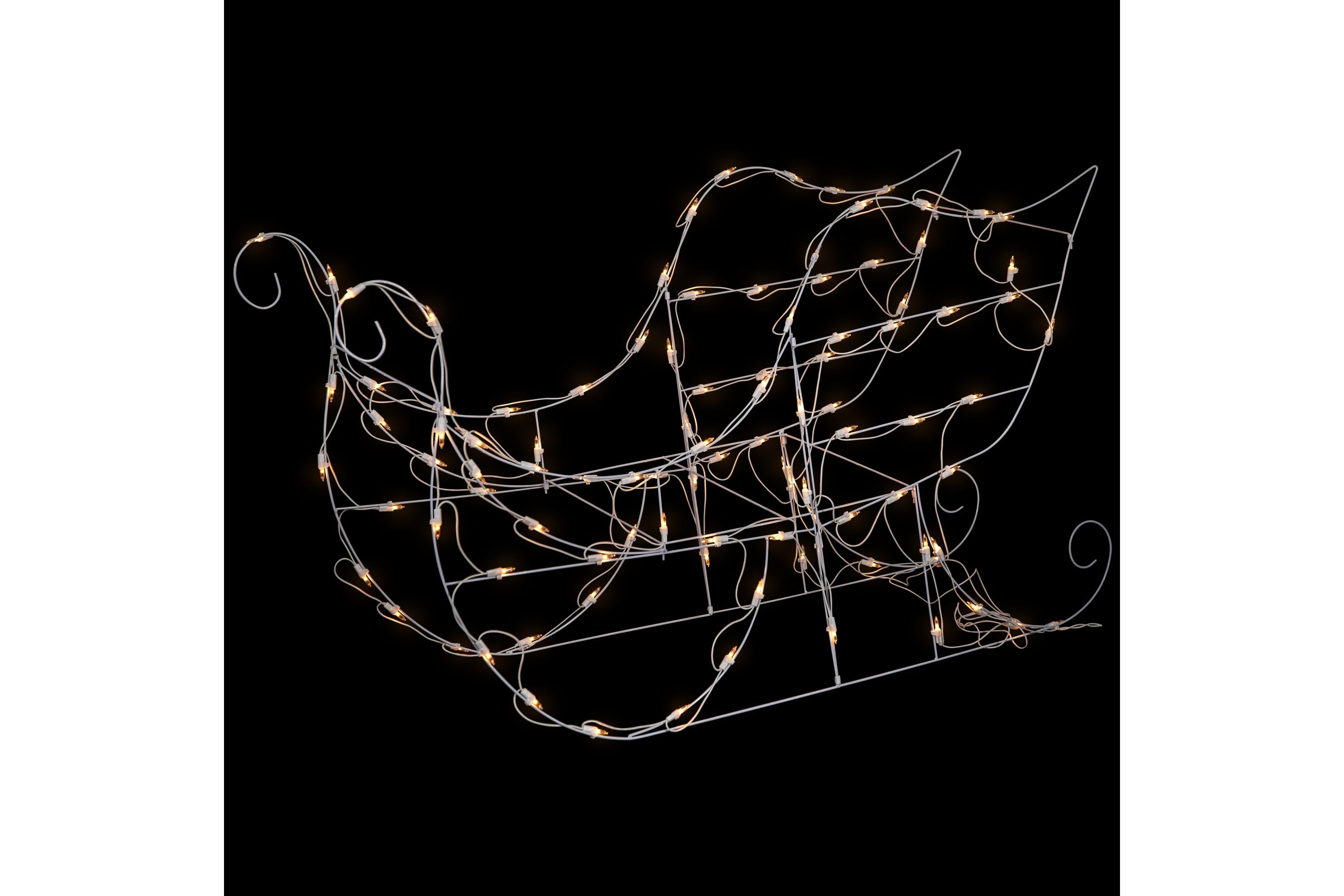 48" Lighted Sleigh Outdoor Christmas Decoration