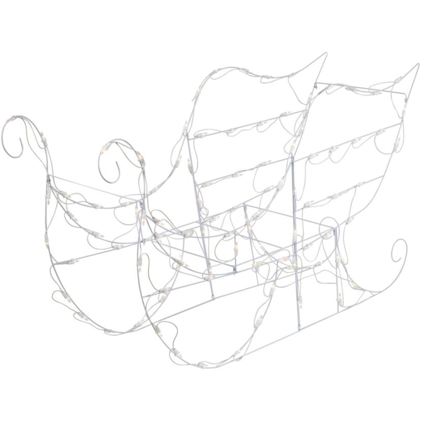 48" Lighted Sleigh Outdoor Christmas Decoration