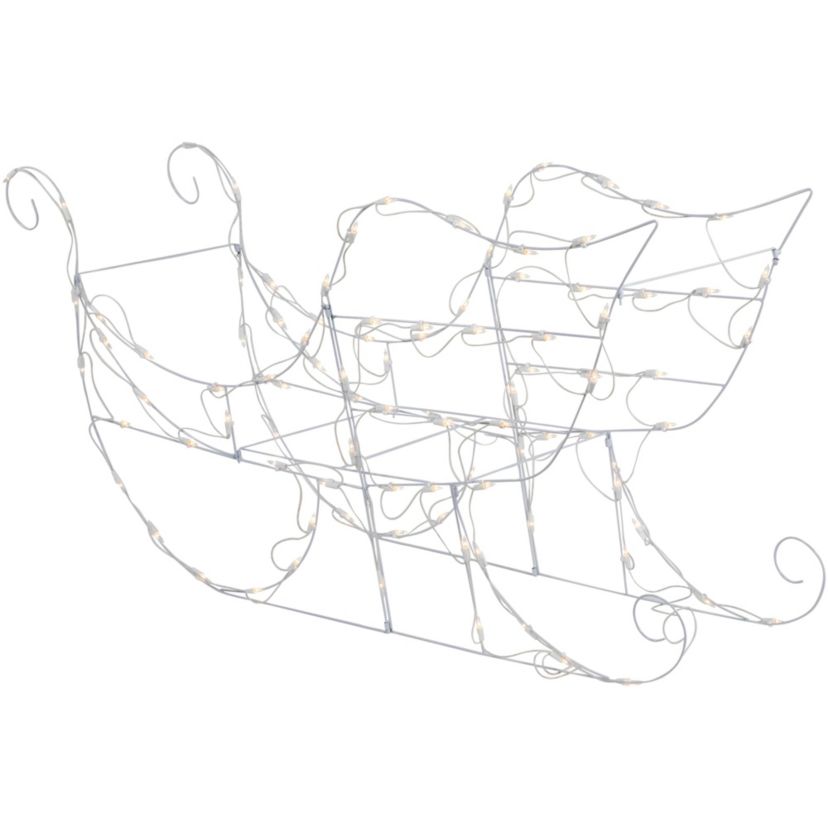 48" Lighted Sleigh Outdoor Christmas Decoration