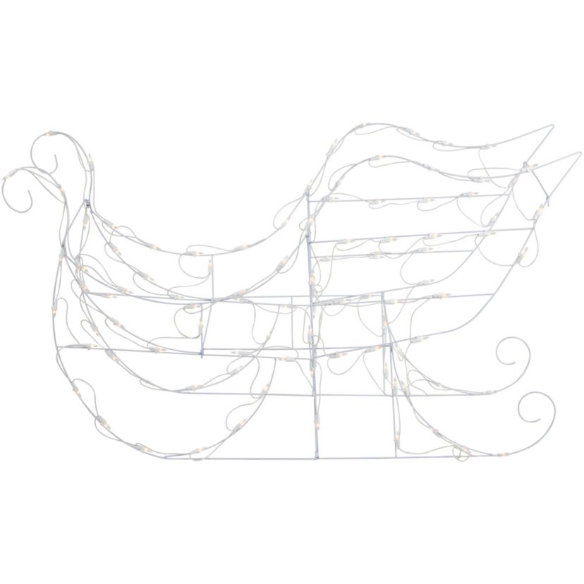 48" Lighted Sleigh Outdoor Christmas Decoration