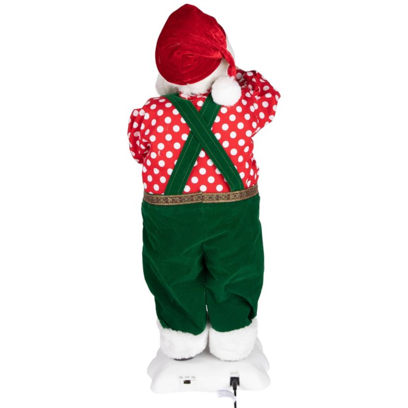 24" Animated and Musical Santa Claus with Hot Cocoa Christmas Figure