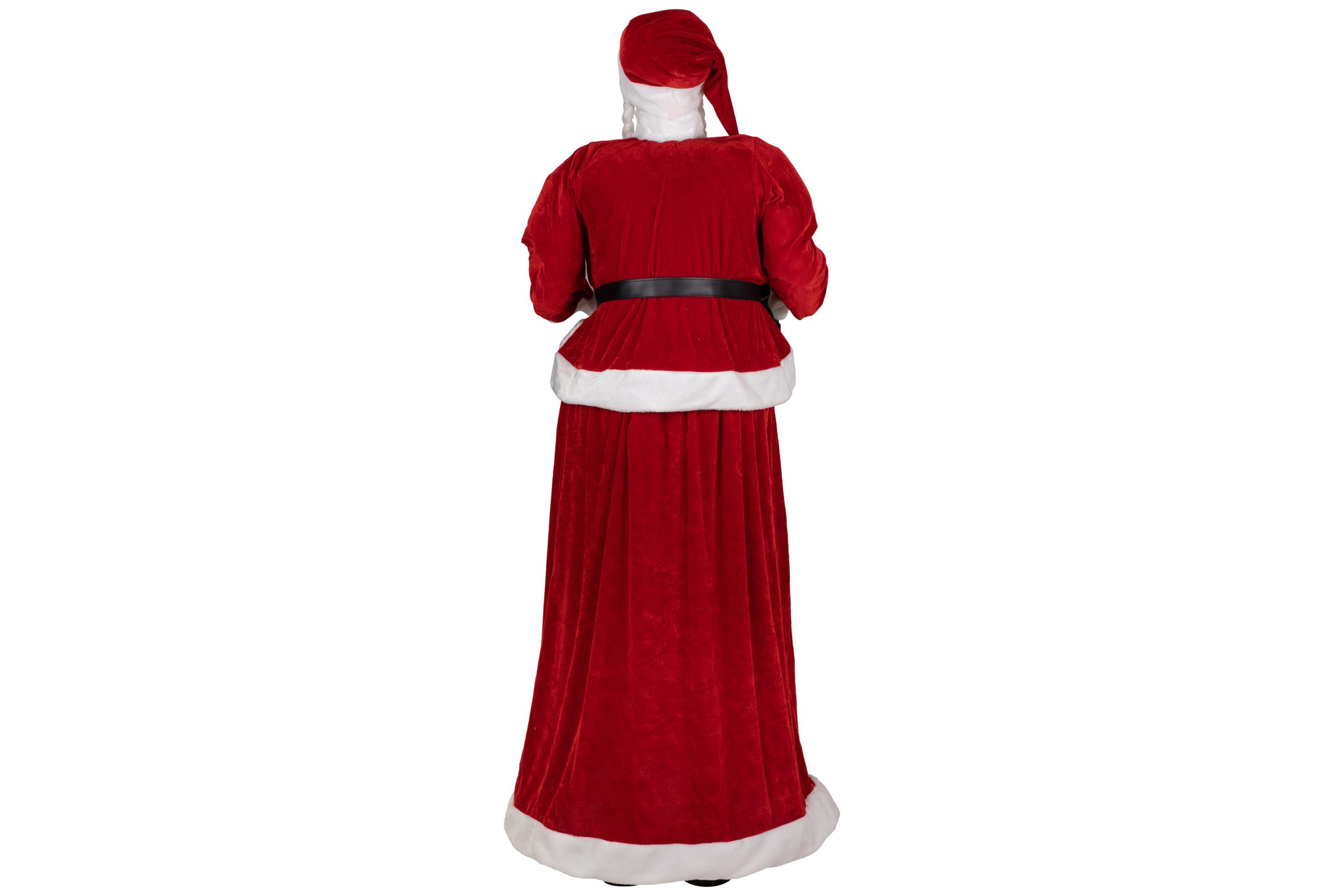 6ft Mrs. Claus Commercial Christmas Figure with Gift Bag