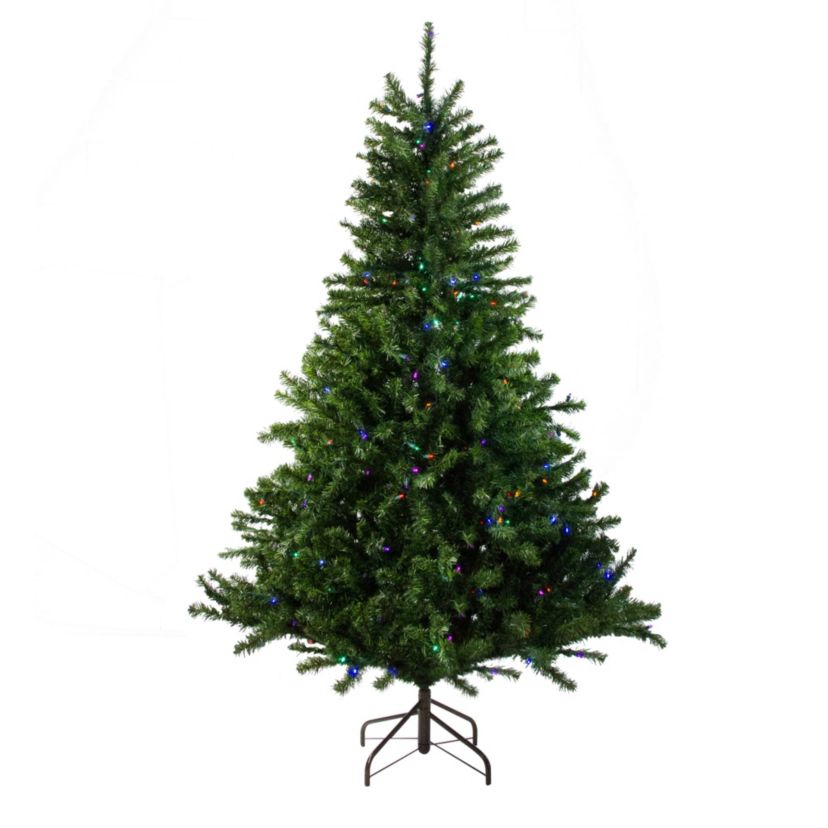 15 Pre-Lit Artificial Canadian Pine Commercial Christmas Tree - Warm White Lights