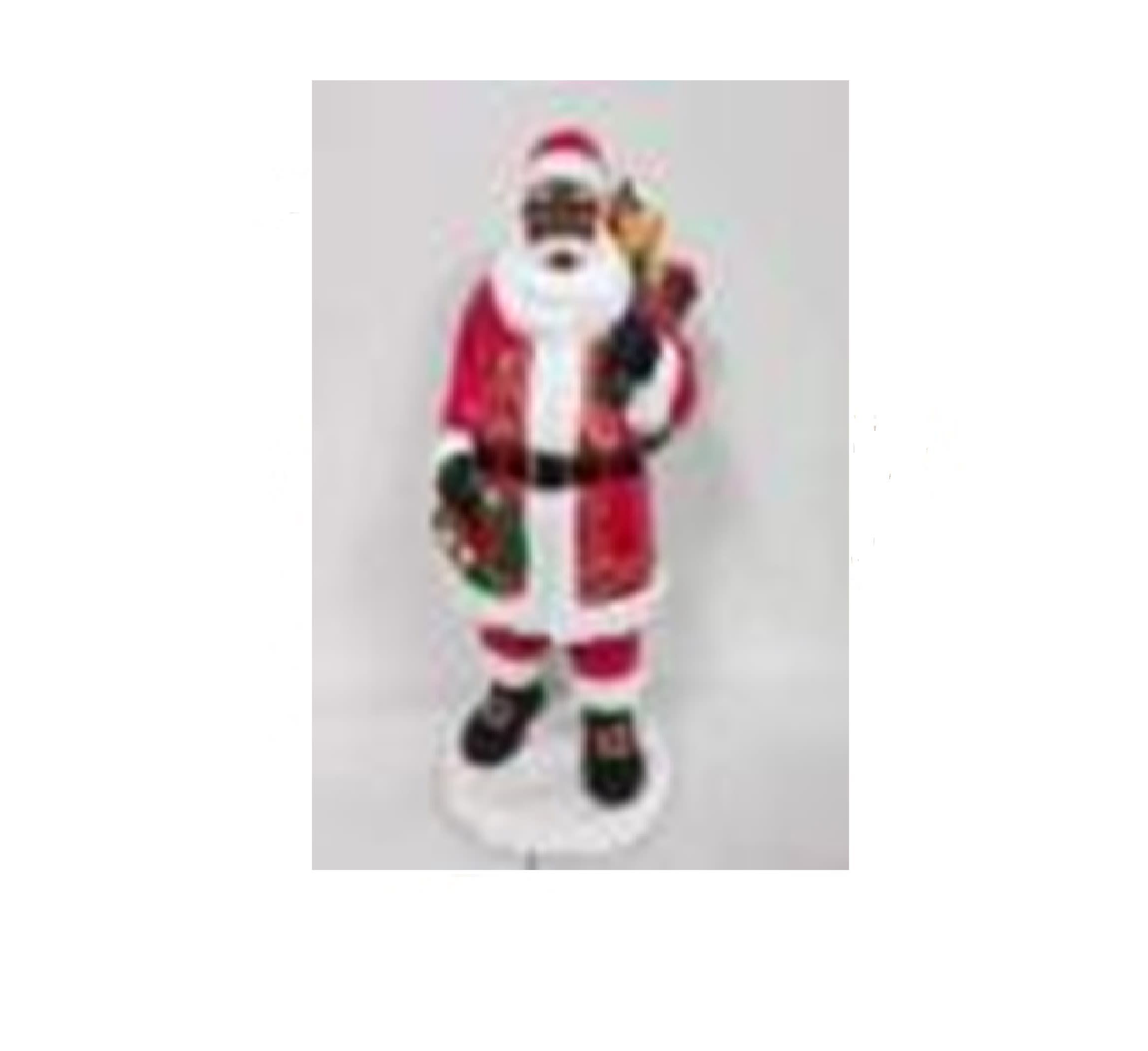 14inch African American Santa Claus Christmas Figurine
