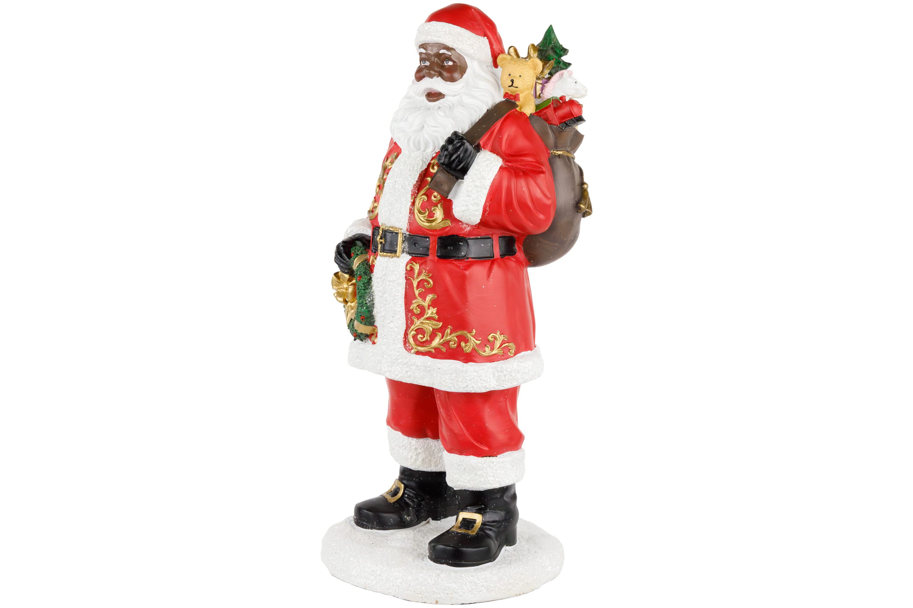14inch African American Santa Claus Christmas Figurine