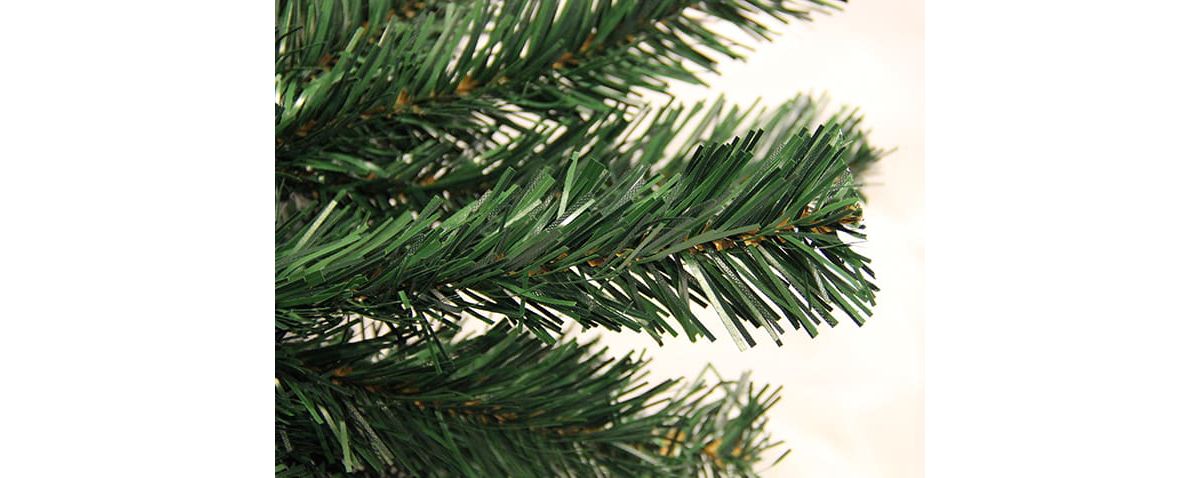 15 Pre-Lit Green Pencil Pine Artificial Christmas Tree - Multi Lights