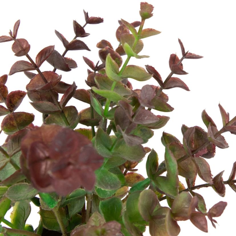 Real Touch™ Two-Toned Spring Eucalyptus Leaves Artificial Plant in Ceramic Pot 10"