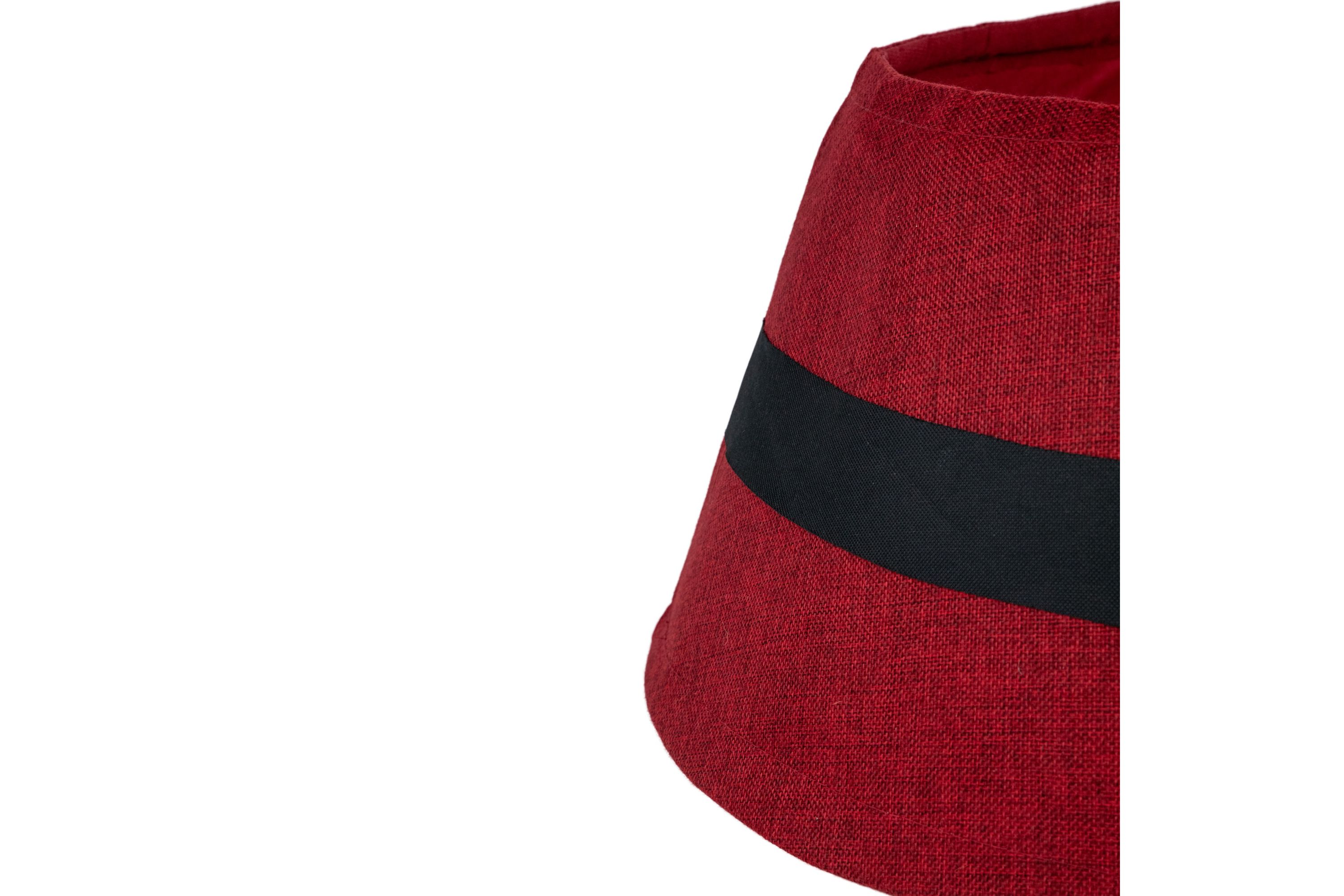 26.75" Red Santas Belt Round Christmas Tree Collar