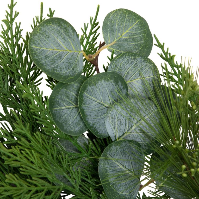 6 Eucalyptus and Mixed Pine Artificial Christmas Garland