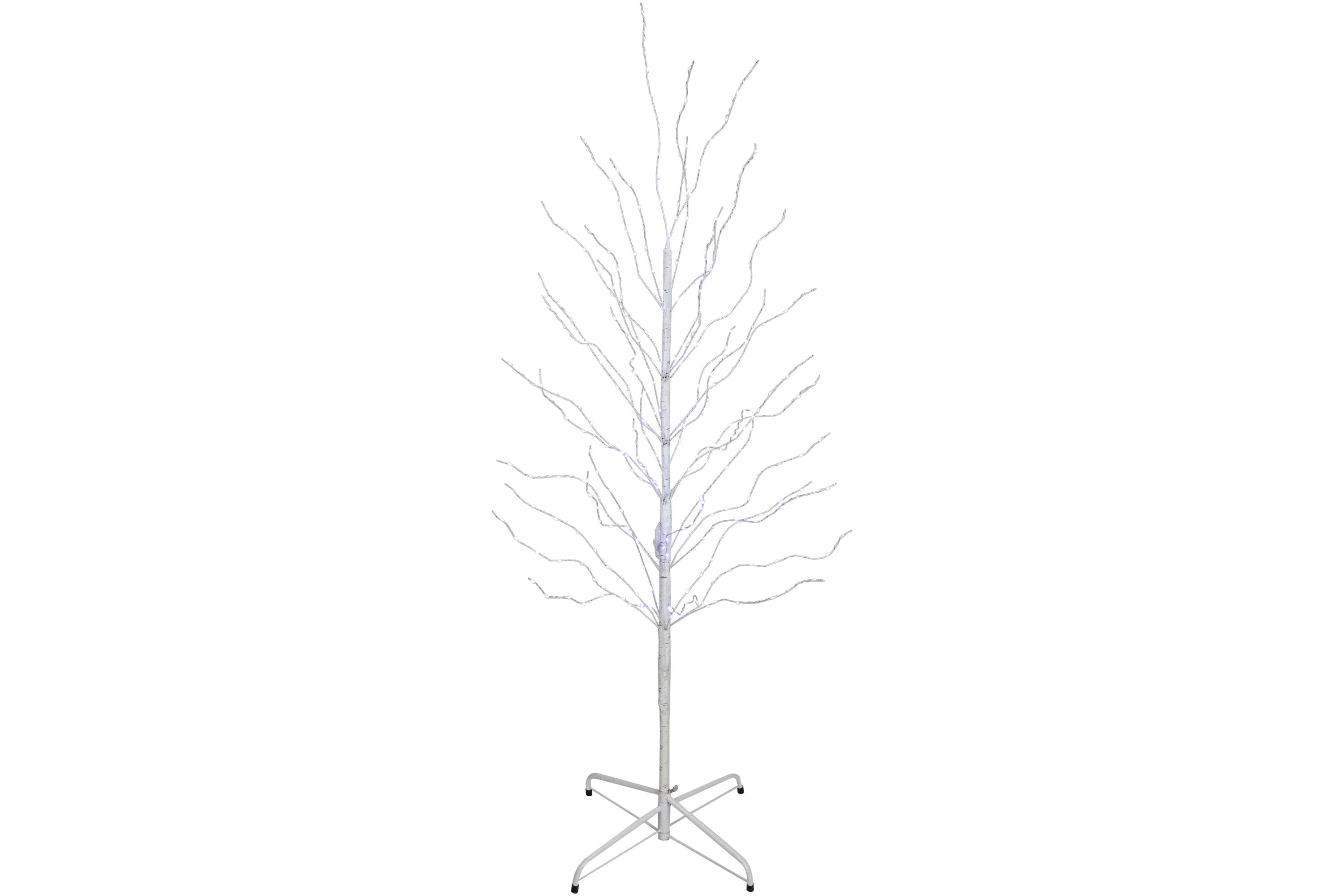 5ft LED Lighted White Birch Christmas Twig Tree - Cool White Lights