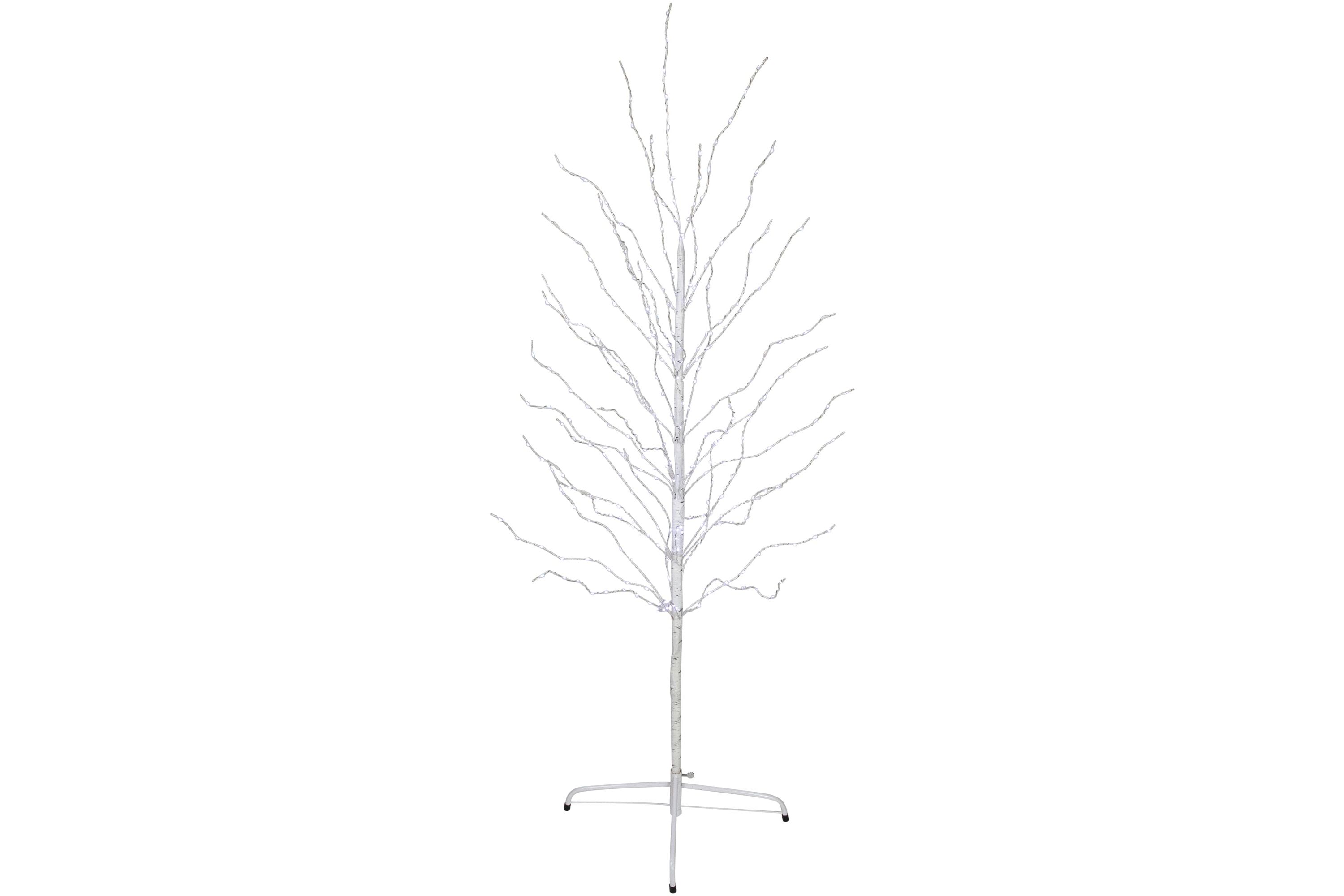5ft LED Lighted White Birch Christmas Twig Tree - Cool White Lights