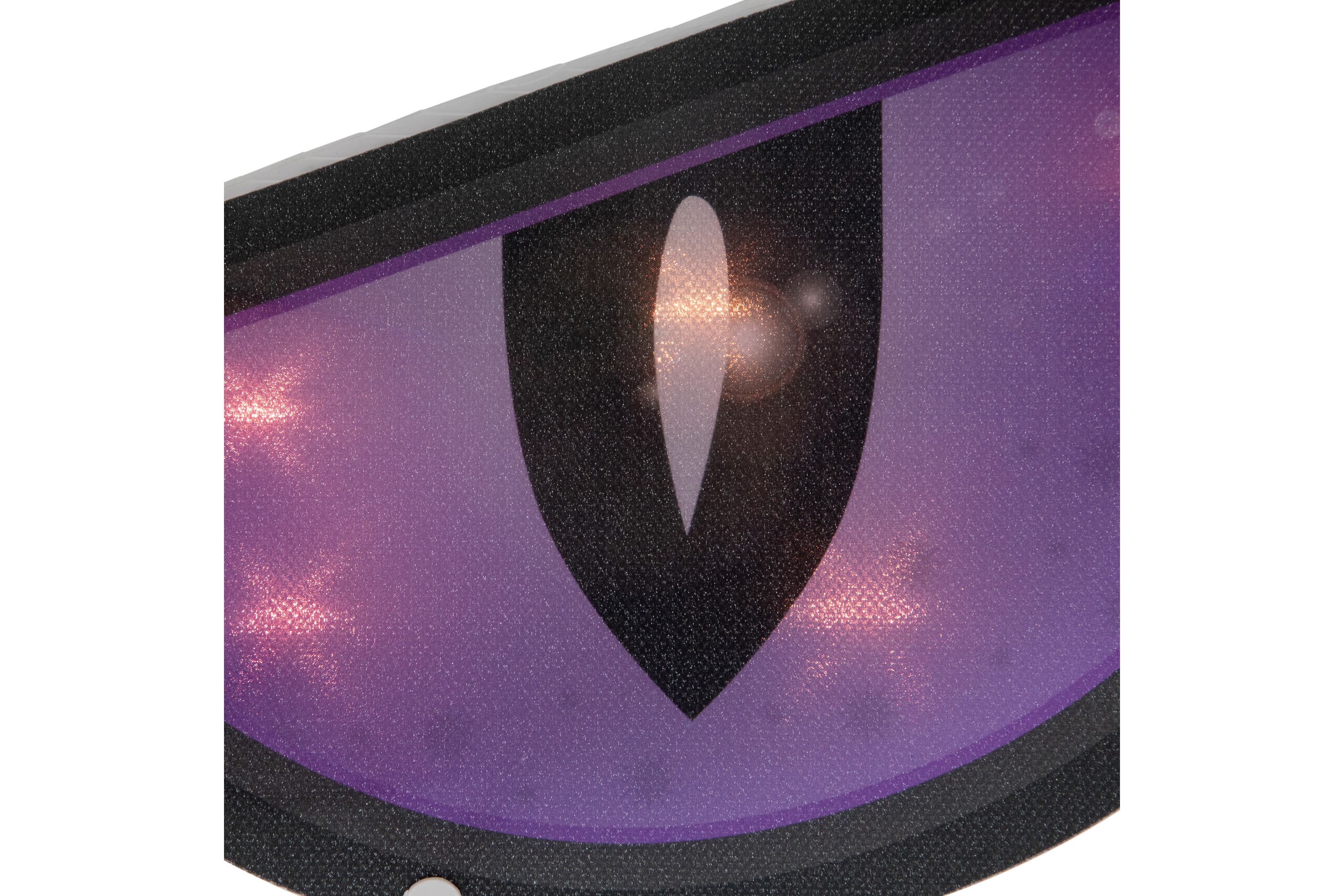 20inch Lighted Purple Eyes Halloween Window Silhouette Decoration