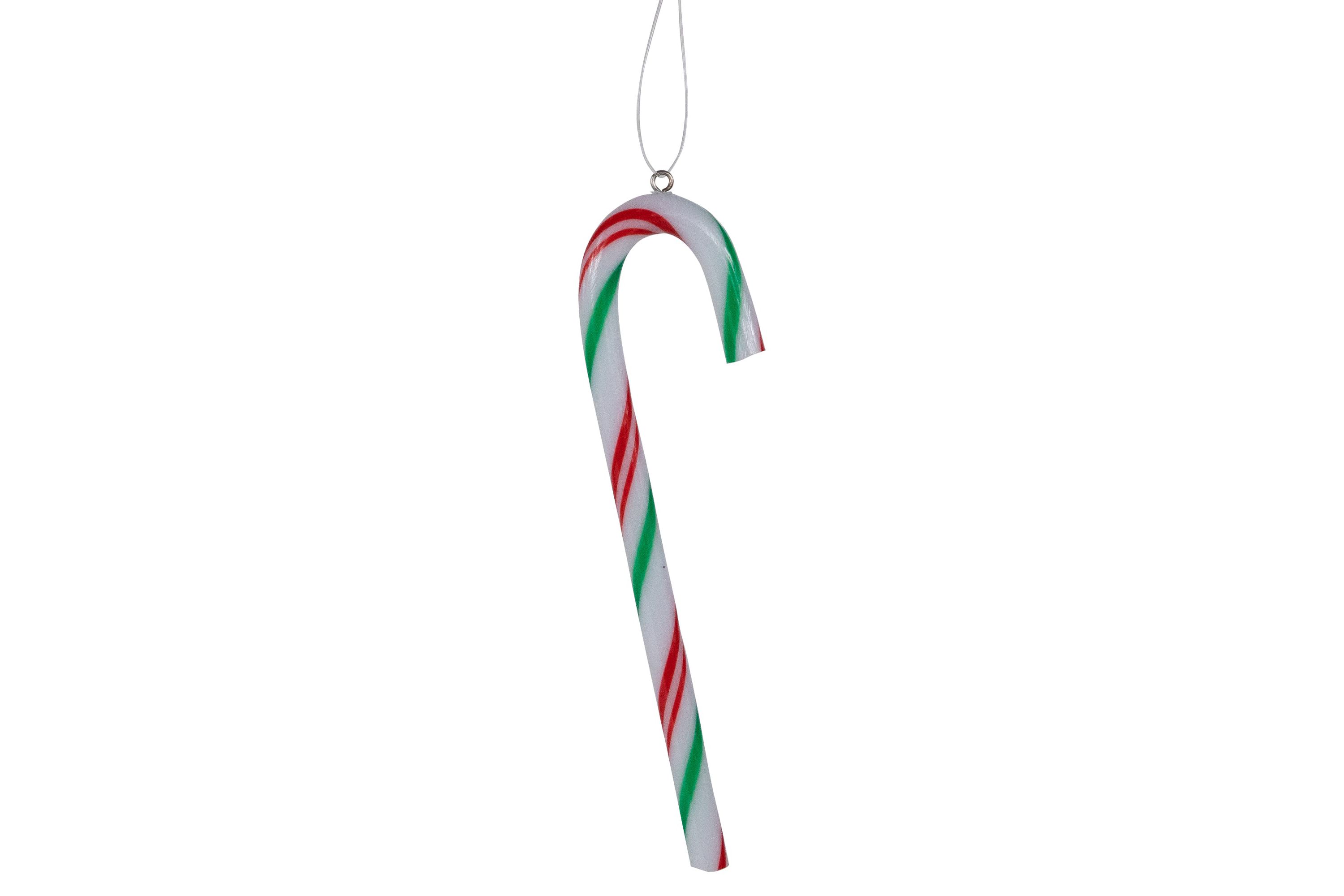 12ct Multi Twist Candy Cane Christmas Ornaments 4"