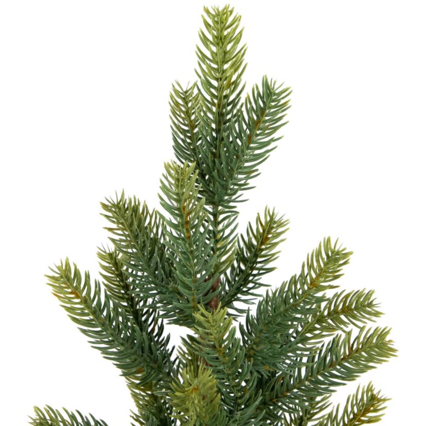 Mini Christmas Pine Artificial Christmas Trees with Burlap Base - 18" - Set of 3