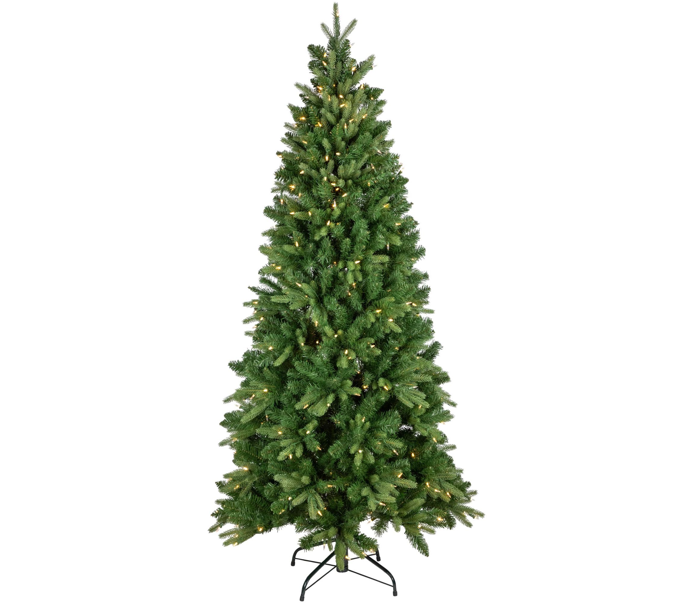 Real Touch™️ Pre-Lit Washington Frasier Fir Multi-Function Slim Christmas Tree - 7.5 - Dual Color LED Lights