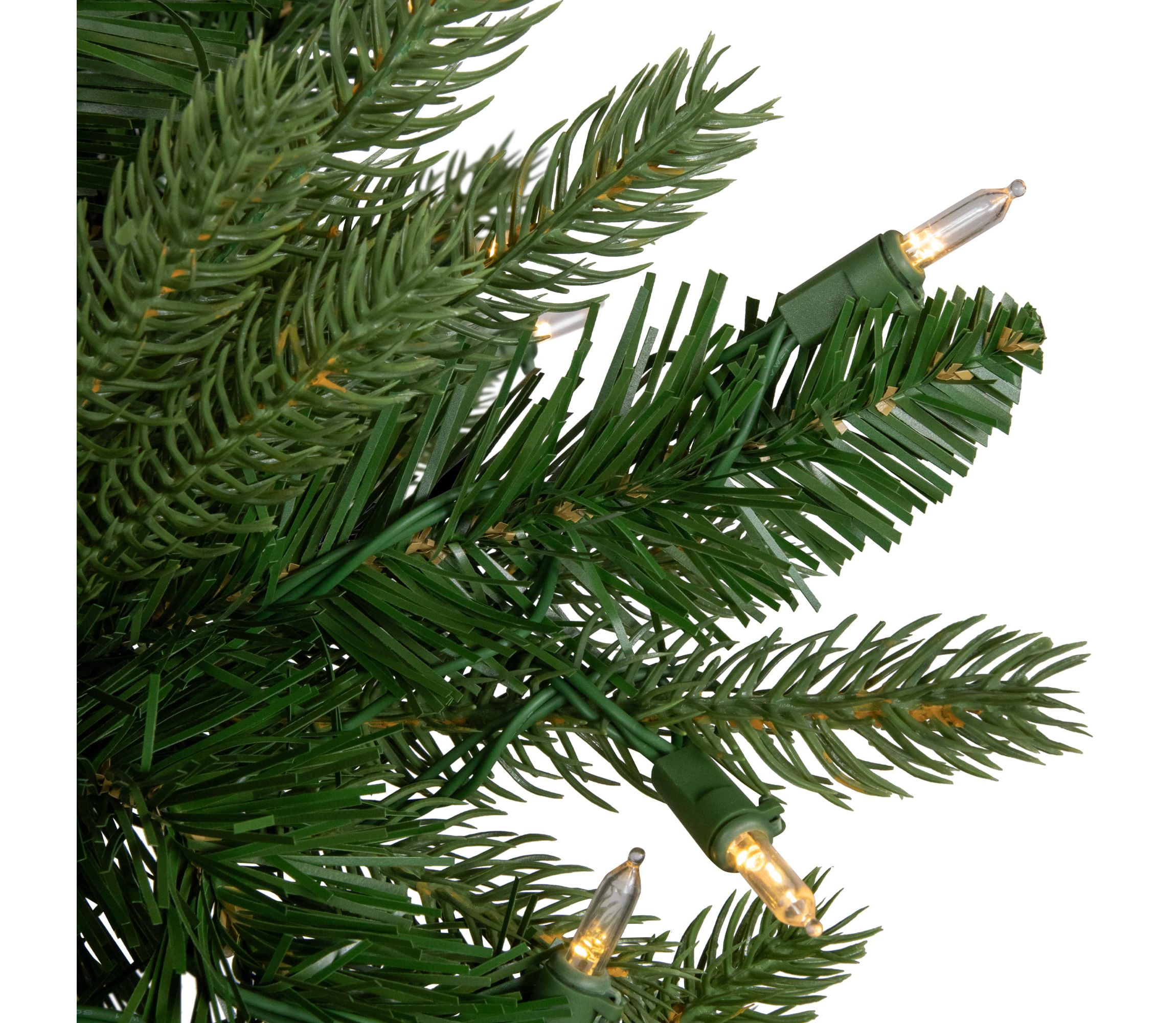 Real Touch™️ Pre-Lit Washington Frasier Fir Multi-Function Slim Christmas Tree - 7.5 - Dual Color LED Lights