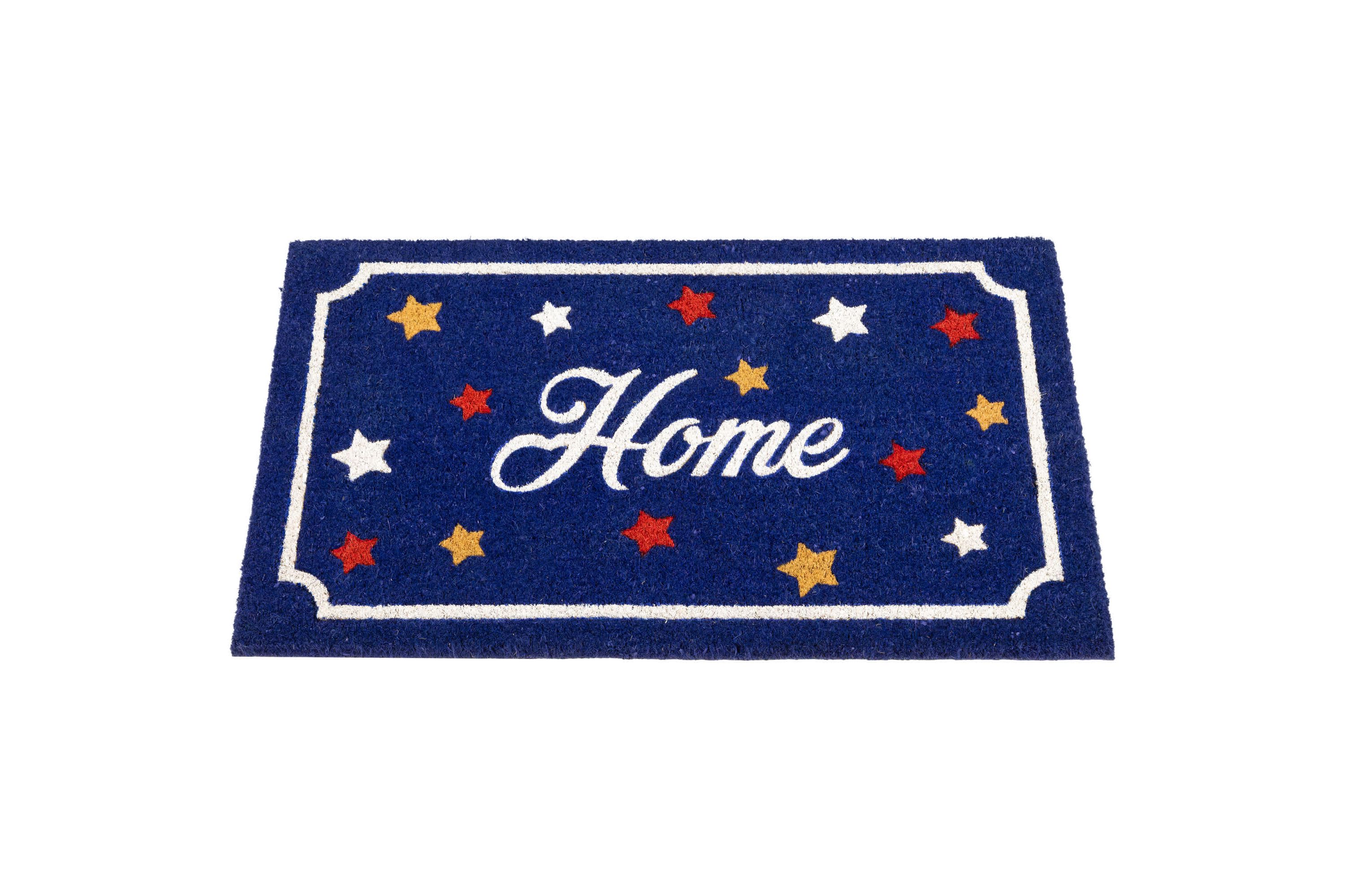 Blue Coir "Home" Americana Outdoor Doormat 18" x 30"