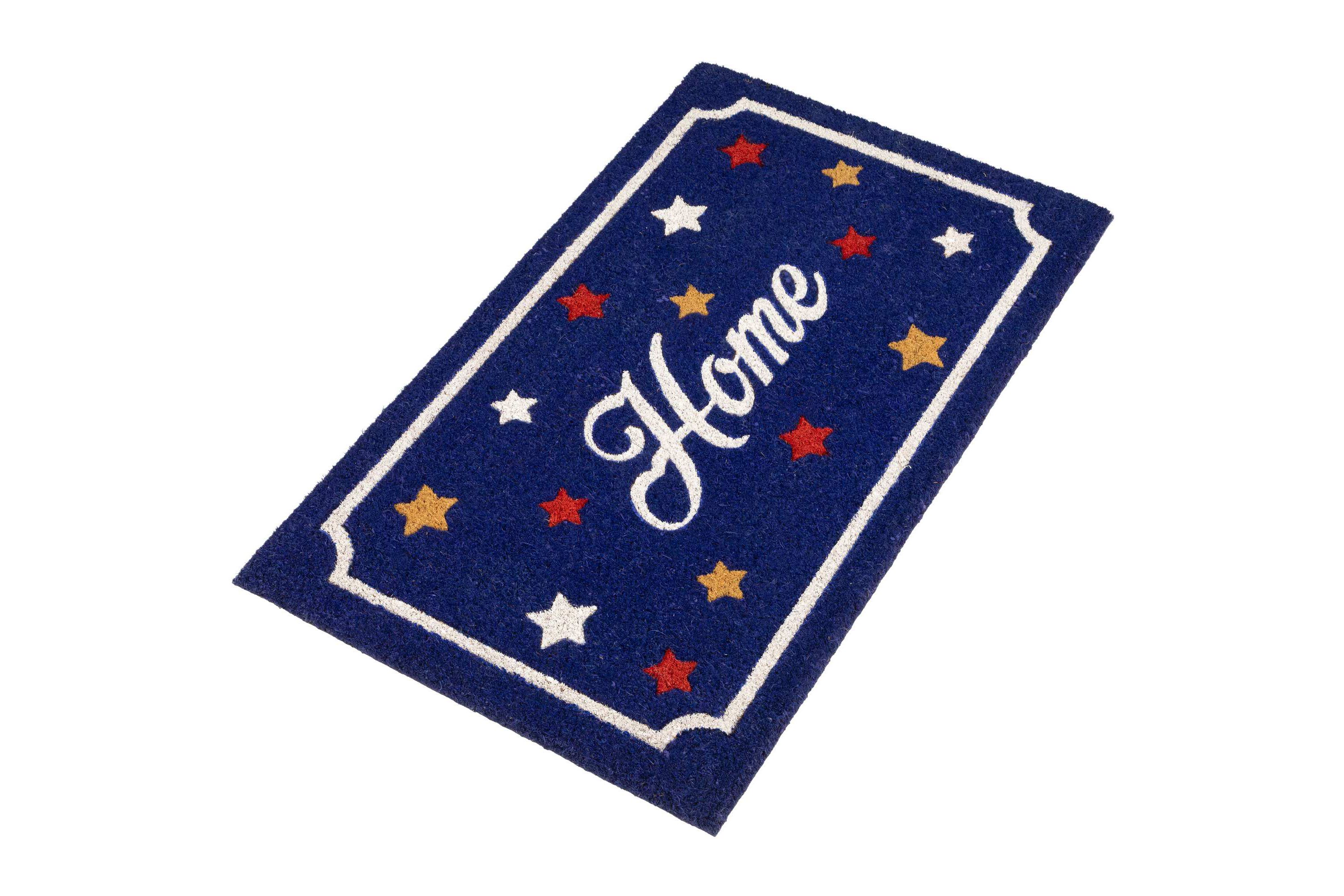 Blue Coir "Home" Americana Outdoor Doormat 18" x 30"
