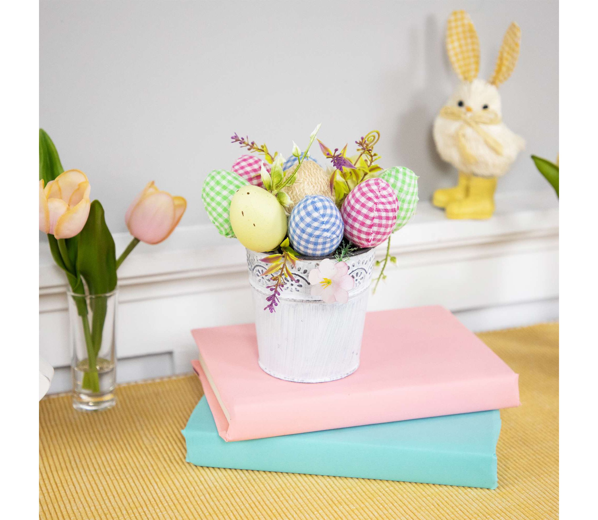 Easter Egg Spring Potted Floral Arrangement - 7"