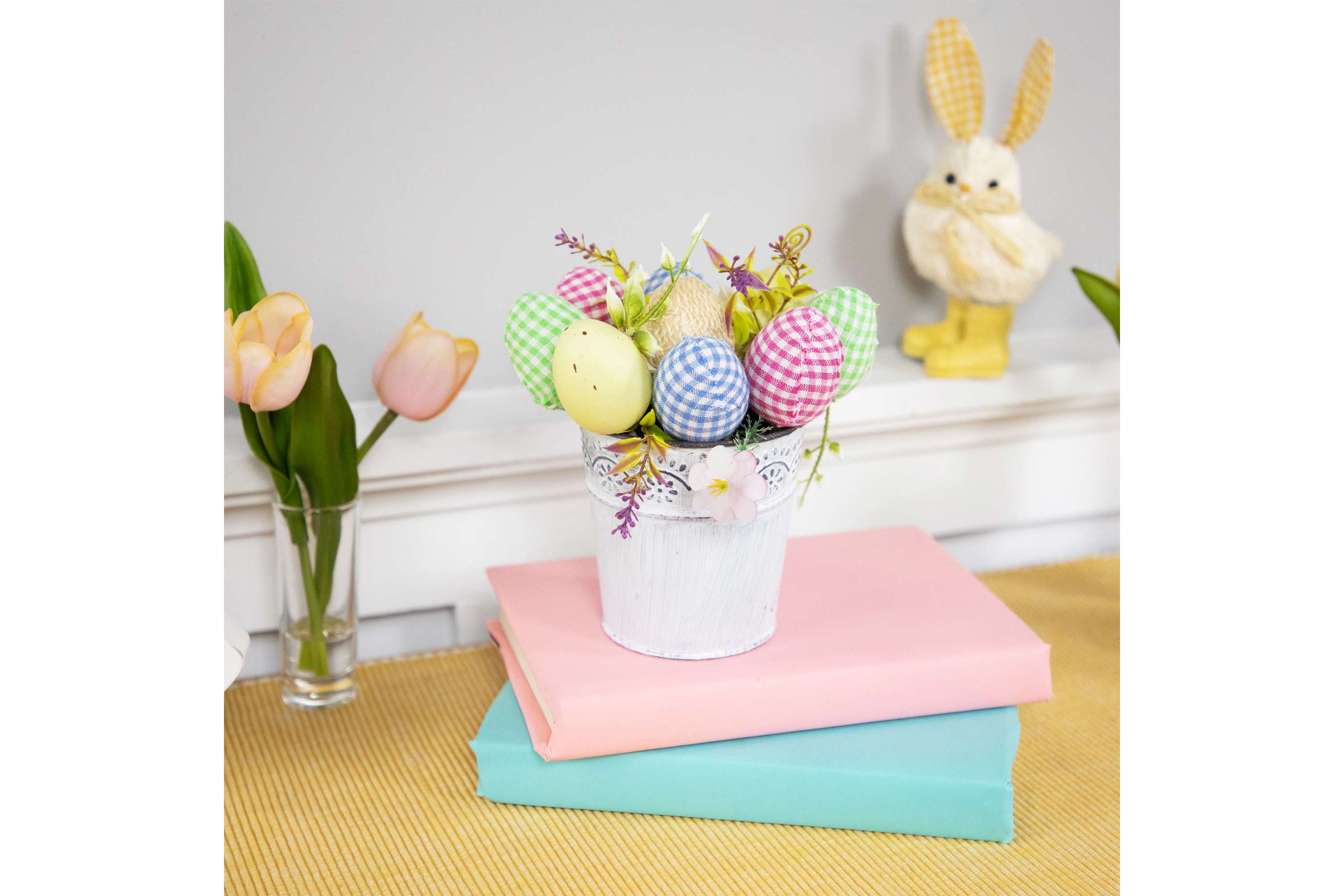 Easter Egg Spring Potted Floral Arrangement - 7"