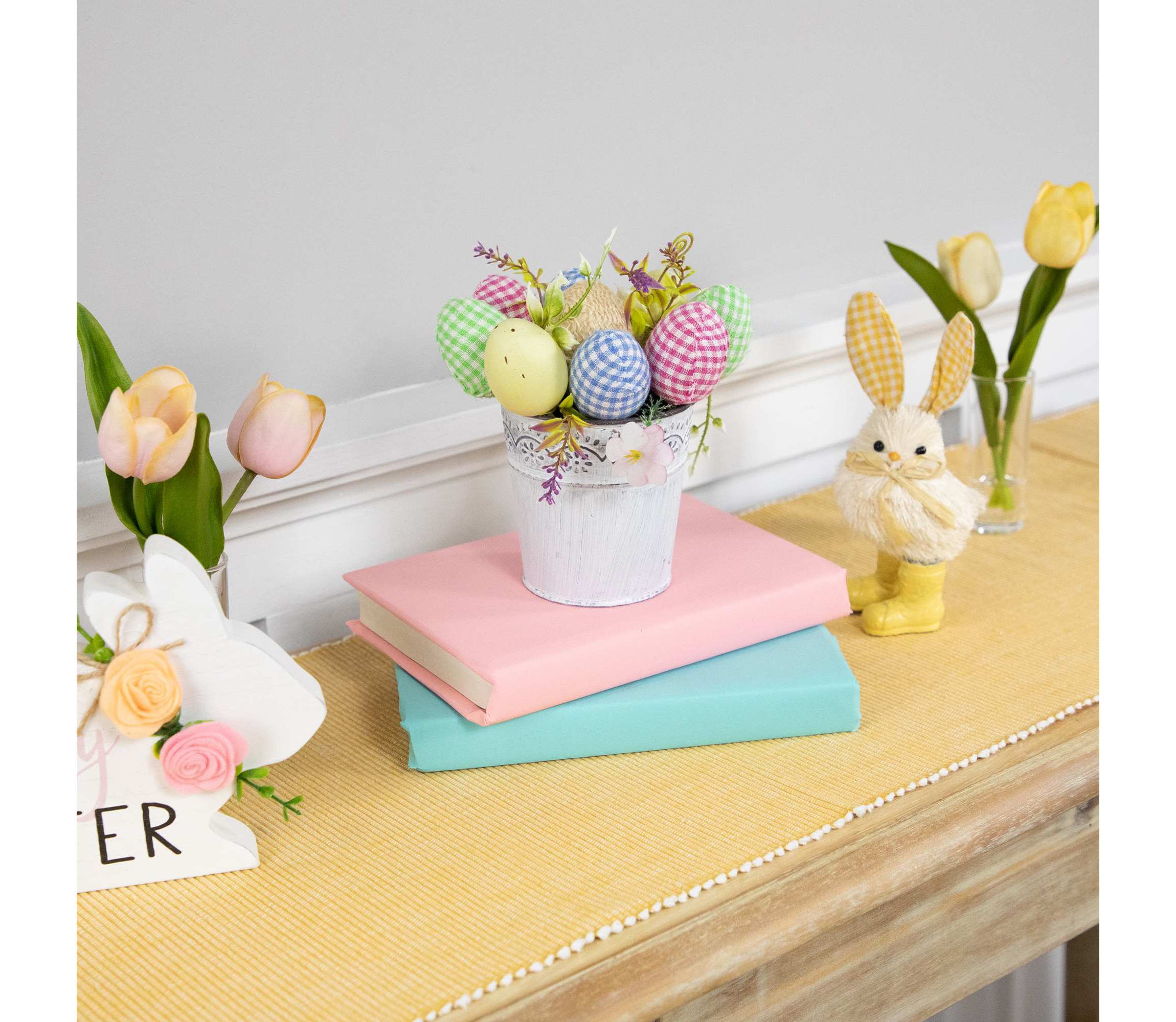 Easter Egg Spring Potted Floral Arrangement - 7"
