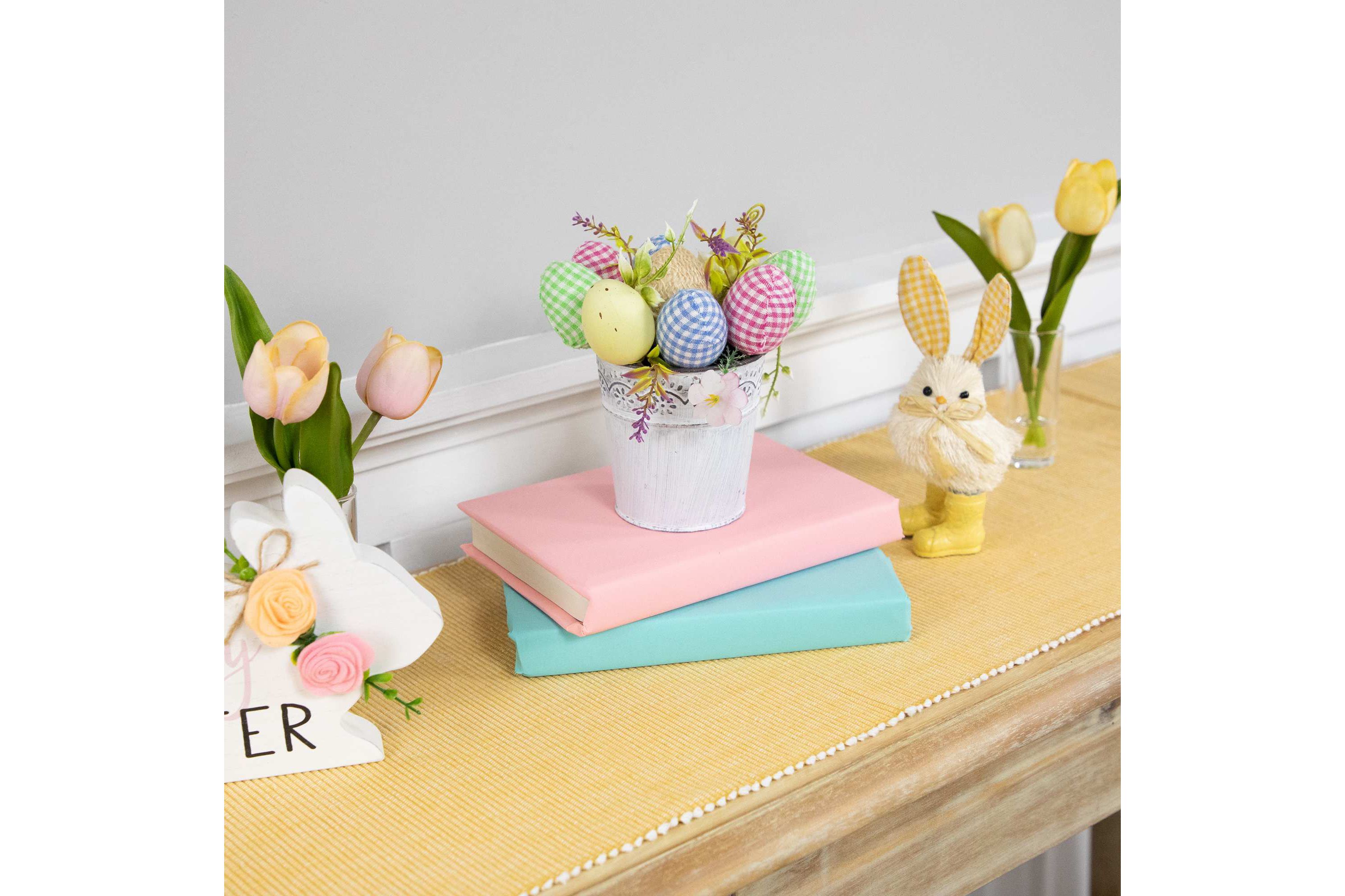 Easter Egg Spring Potted Floral Arrangement - 7"