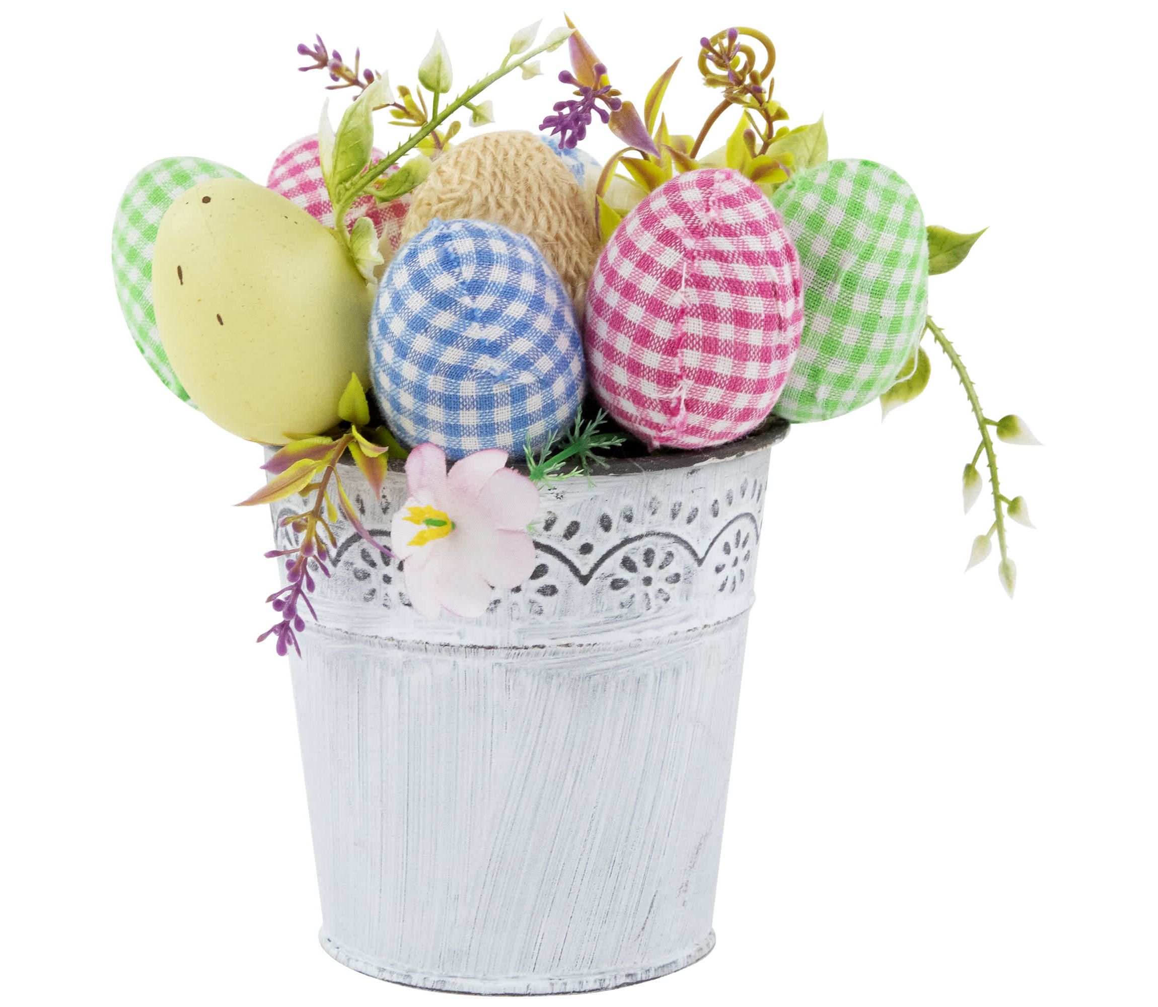 Easter Egg Spring Potted Floral Arrangement - 7"