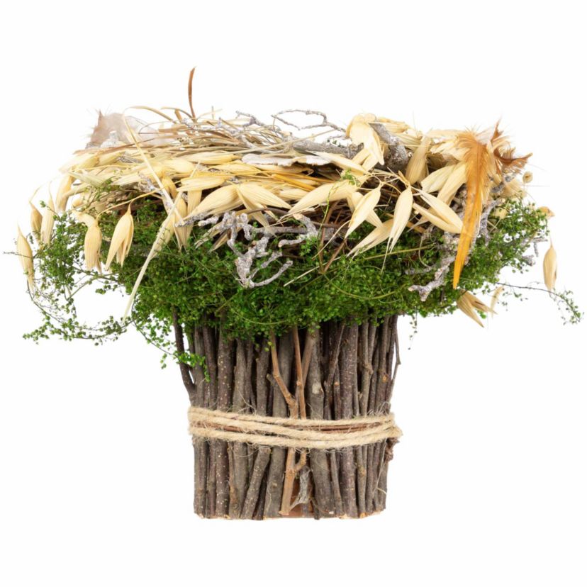 Birds Nest with Eggs Easter Bundle Decoration - 6.5"