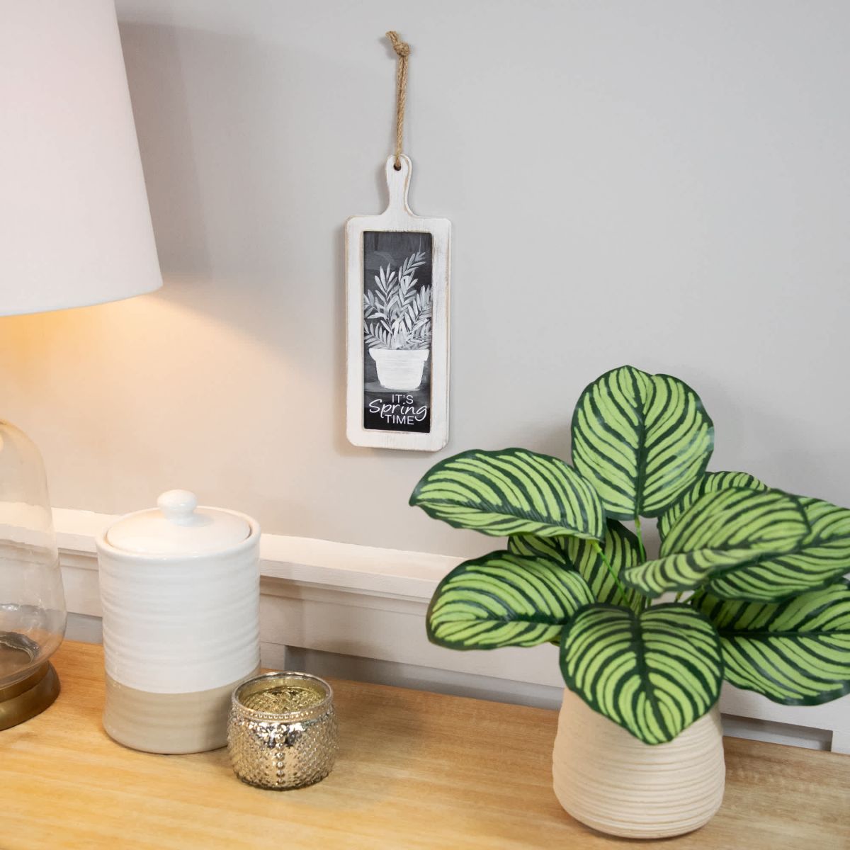 Its Spring Time Floral Cutting Board Wall Decoration - 10.5"